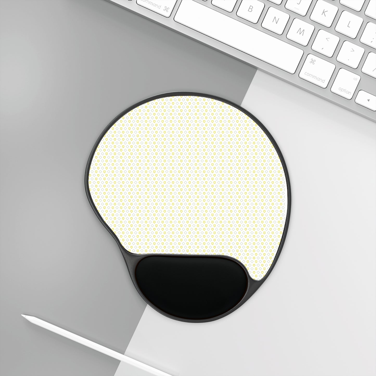 Foot-shaped Memory Foam Mouse Pad with Wrist Rest