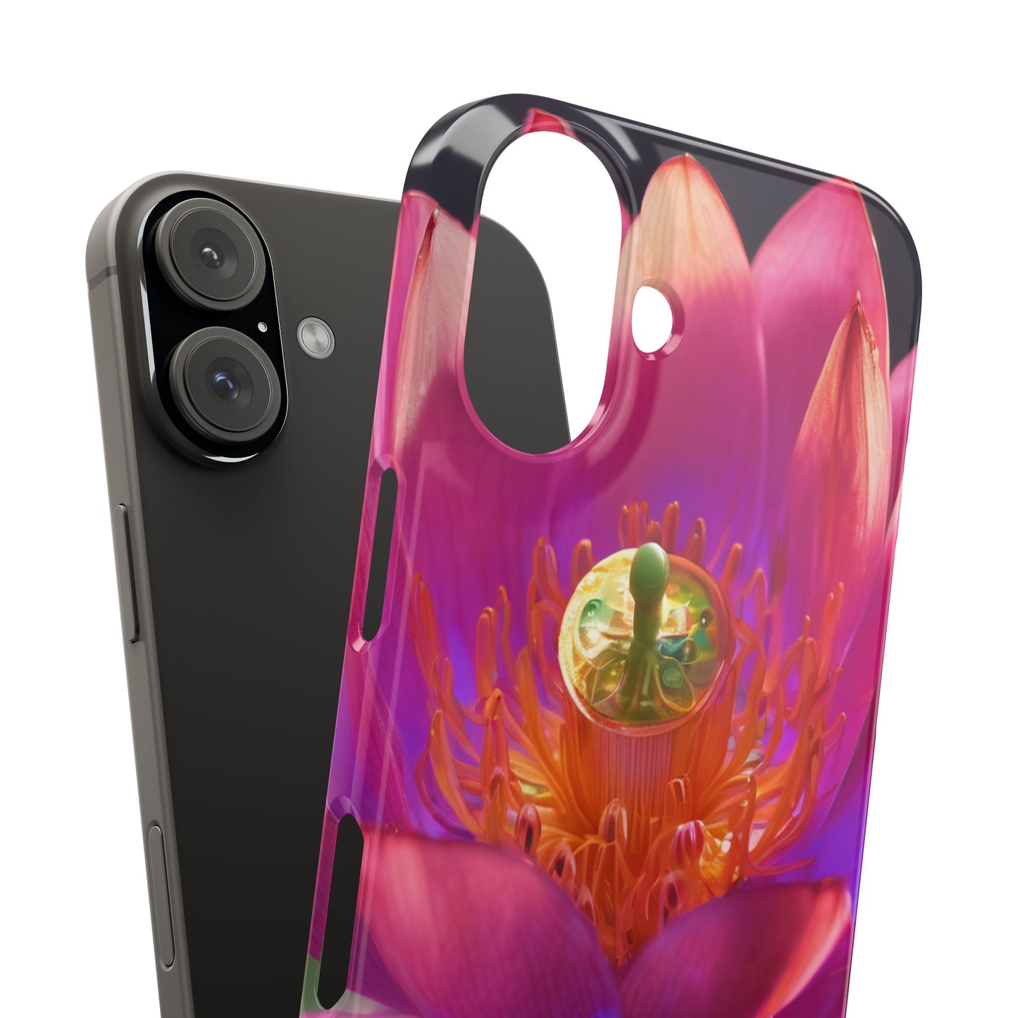 Slim Phone Case for iPhone 16 - Glossy Lexan, Ultra-Thin