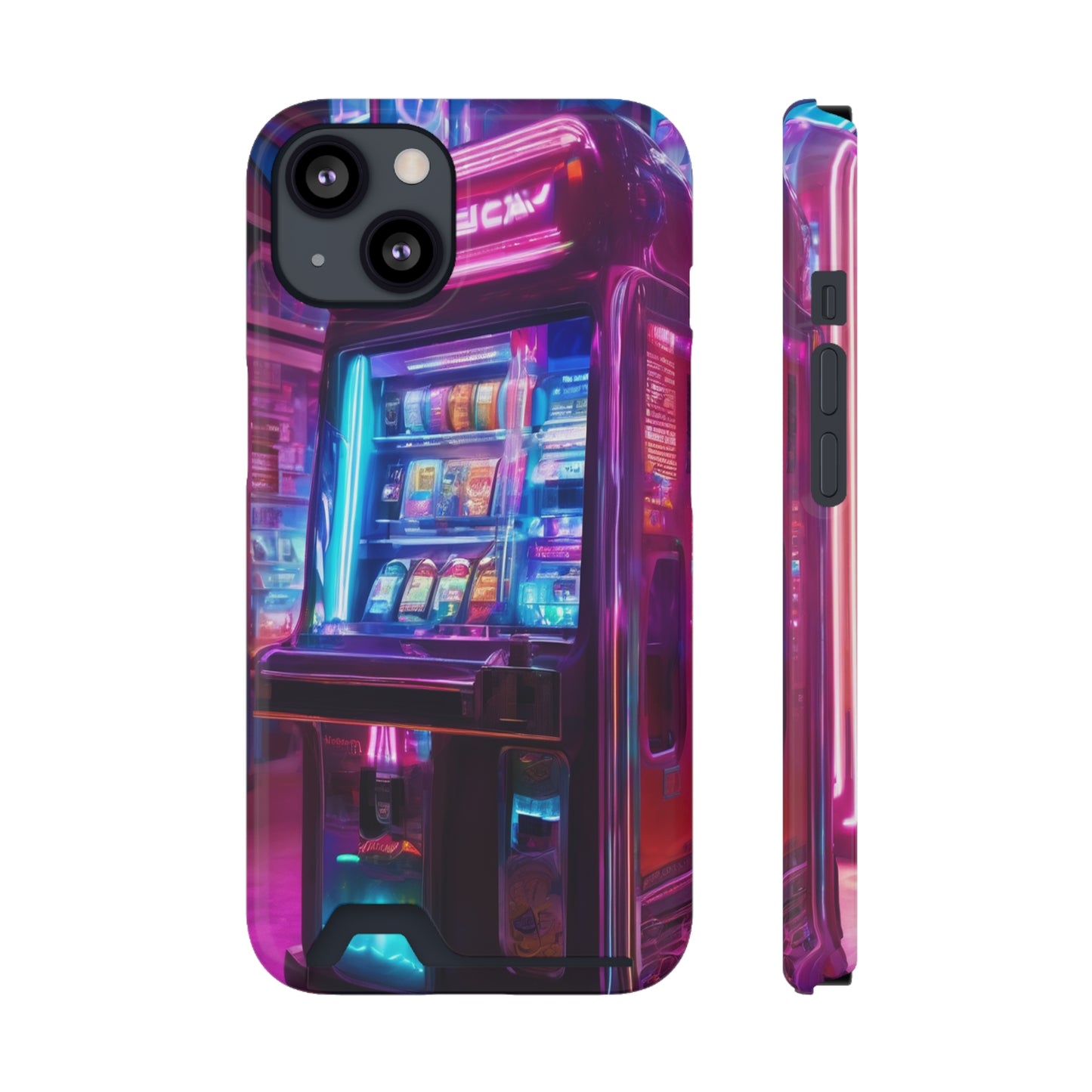 Phone Case with Card Holder – Glossy/Matte Polycarbonate
