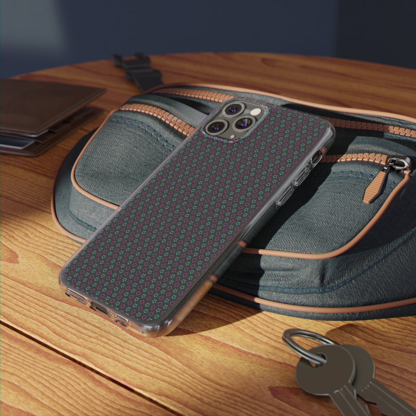 Clear Silicone Phone Case - Slim, Durable with Open Ports