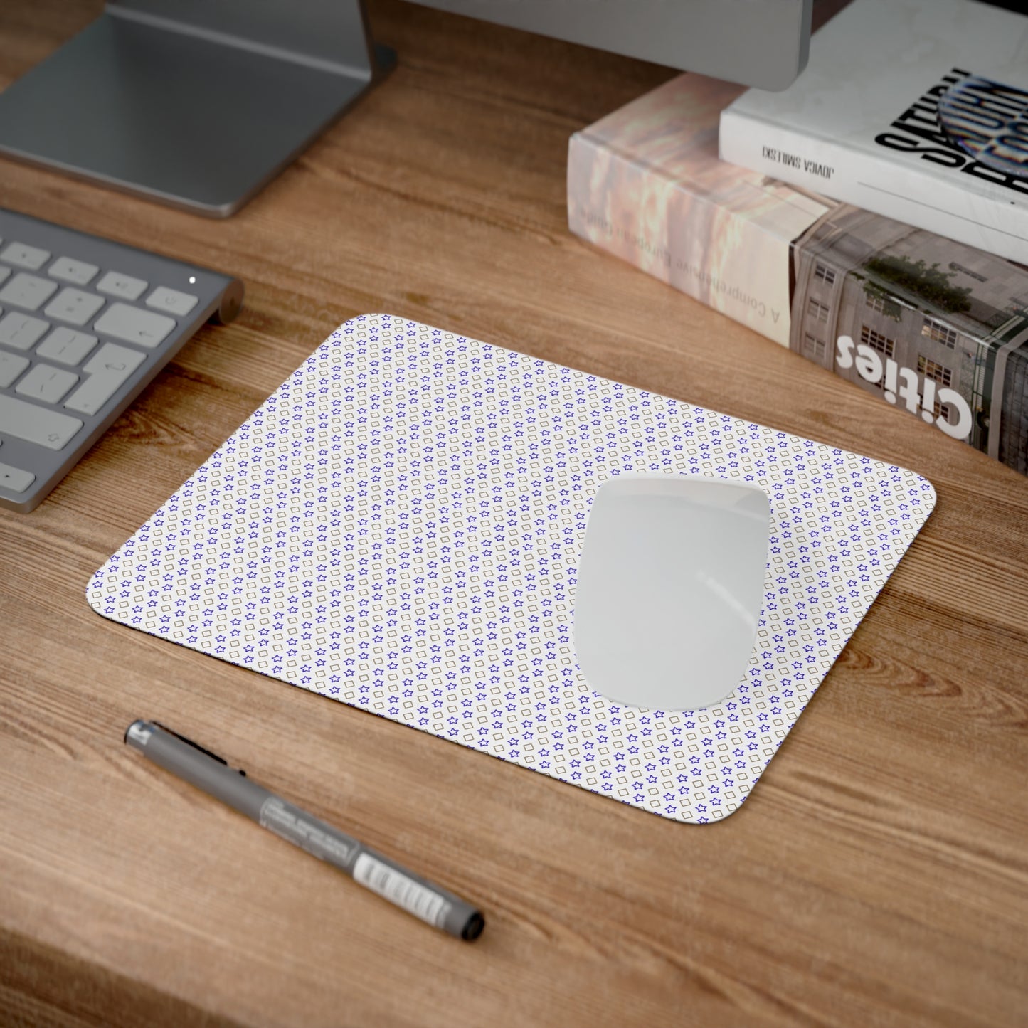 Customizable Desk Mouse Pad - One-Sided Print, 3mm Thick Rubber Base