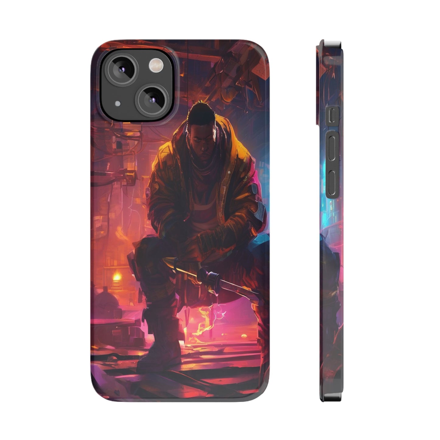 Slim Phone Case for iPhone 16 - Ultra-Thin, Glossy PC
