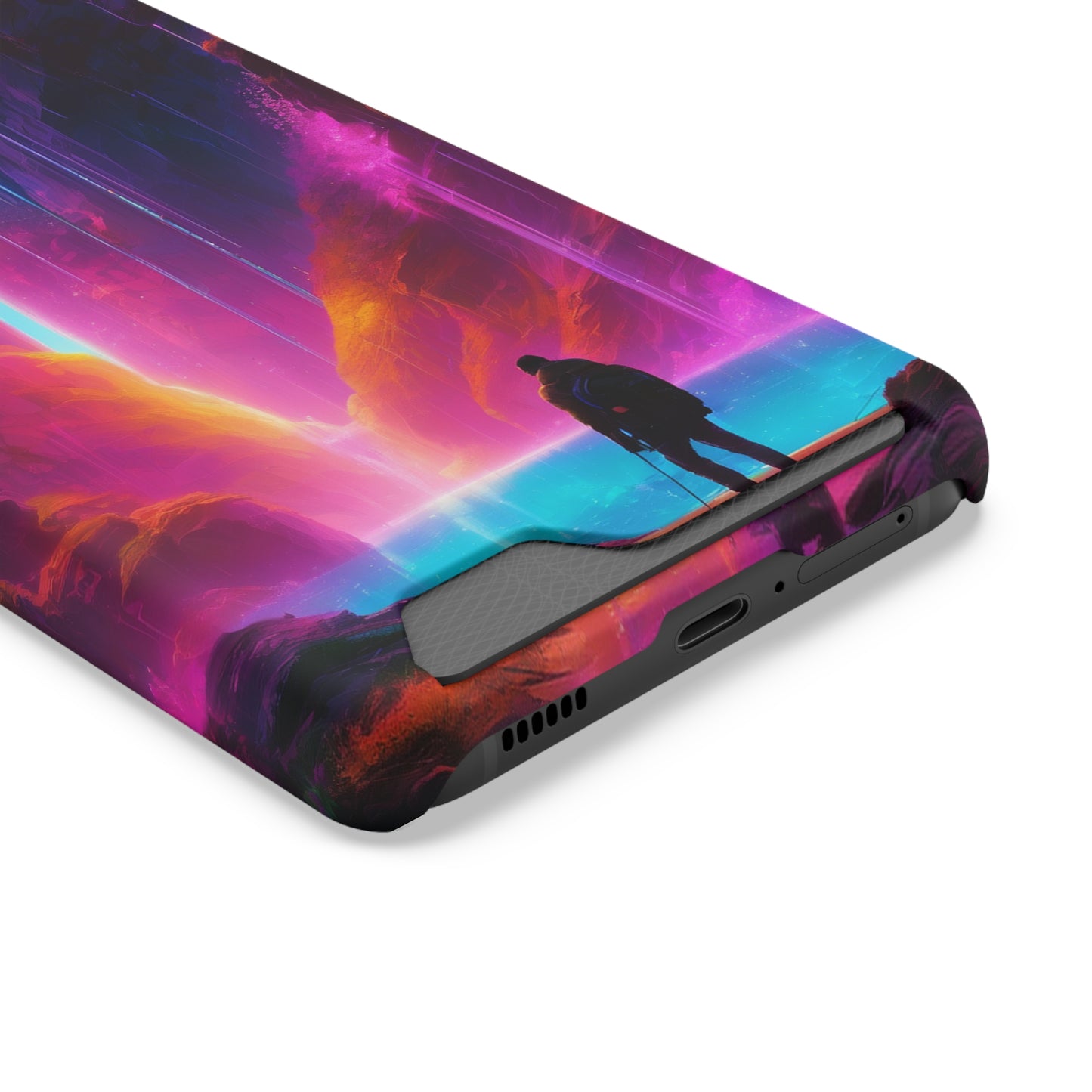 Neon Phone Case with Card Holder – MagSafe, 1 Card Slot