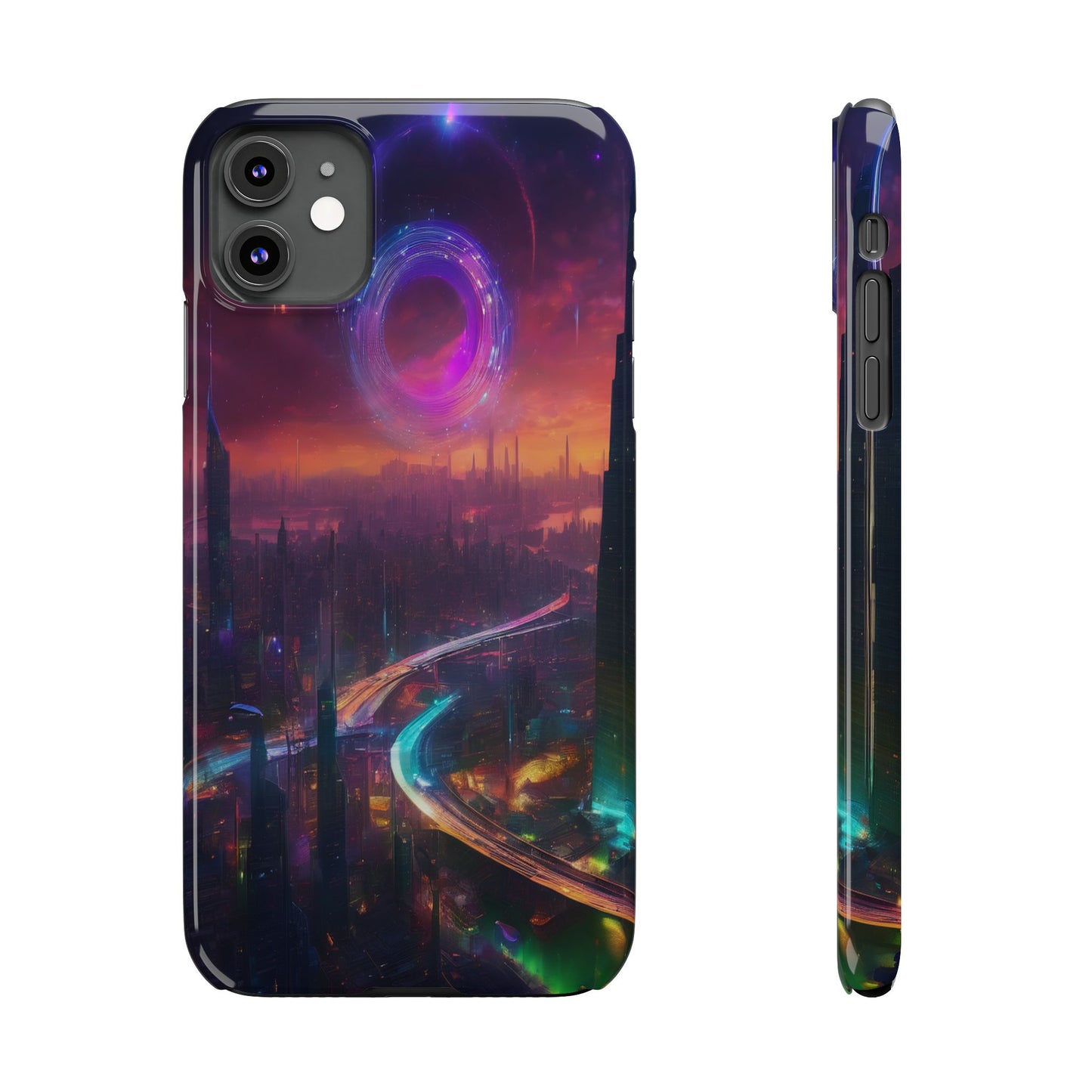 Slim Glossy Phone Case for iPhone 16 – Lexan PC
