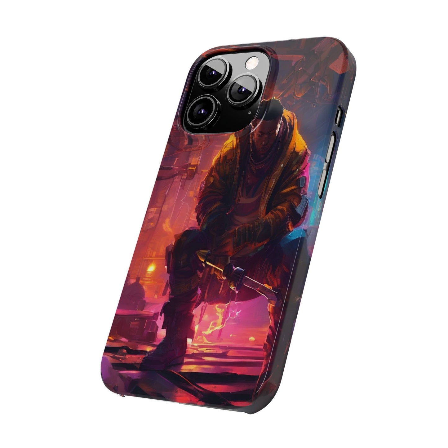 Slim Phone Case for iPhone 16 - Ultra-Thin, Glossy PC