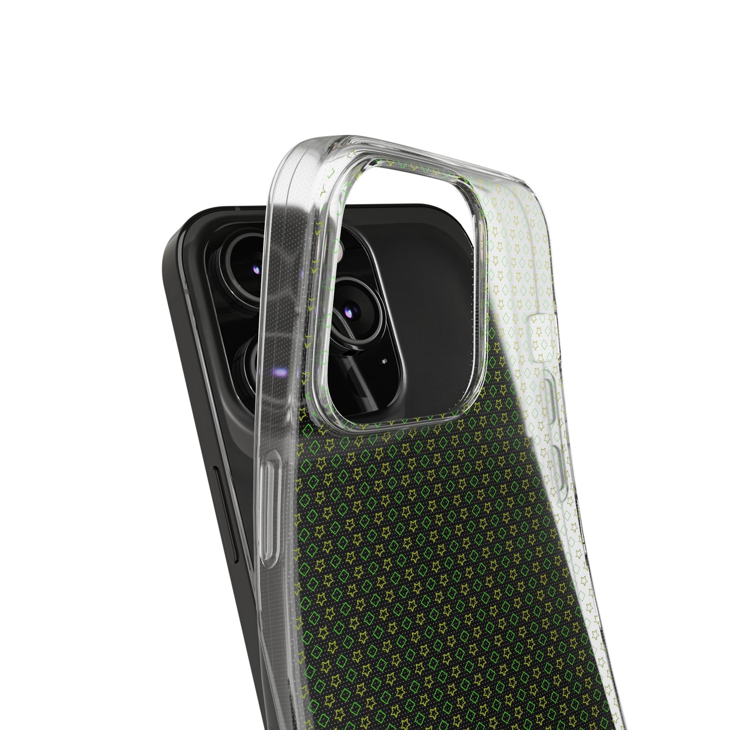 Clear Silicone Phone Case Slim Flexible Open-Port Design