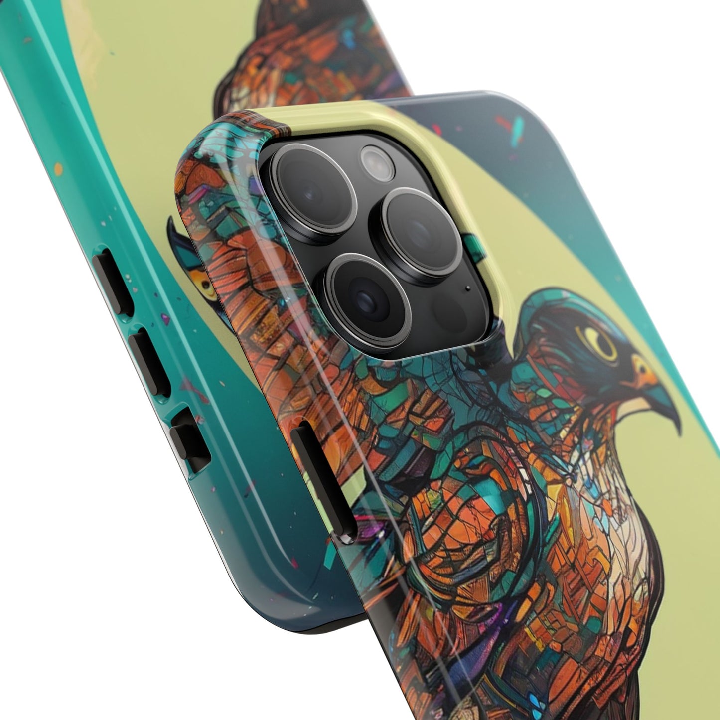 Neon Tough Phone Case - Impact-Resistant, Glossy Finish