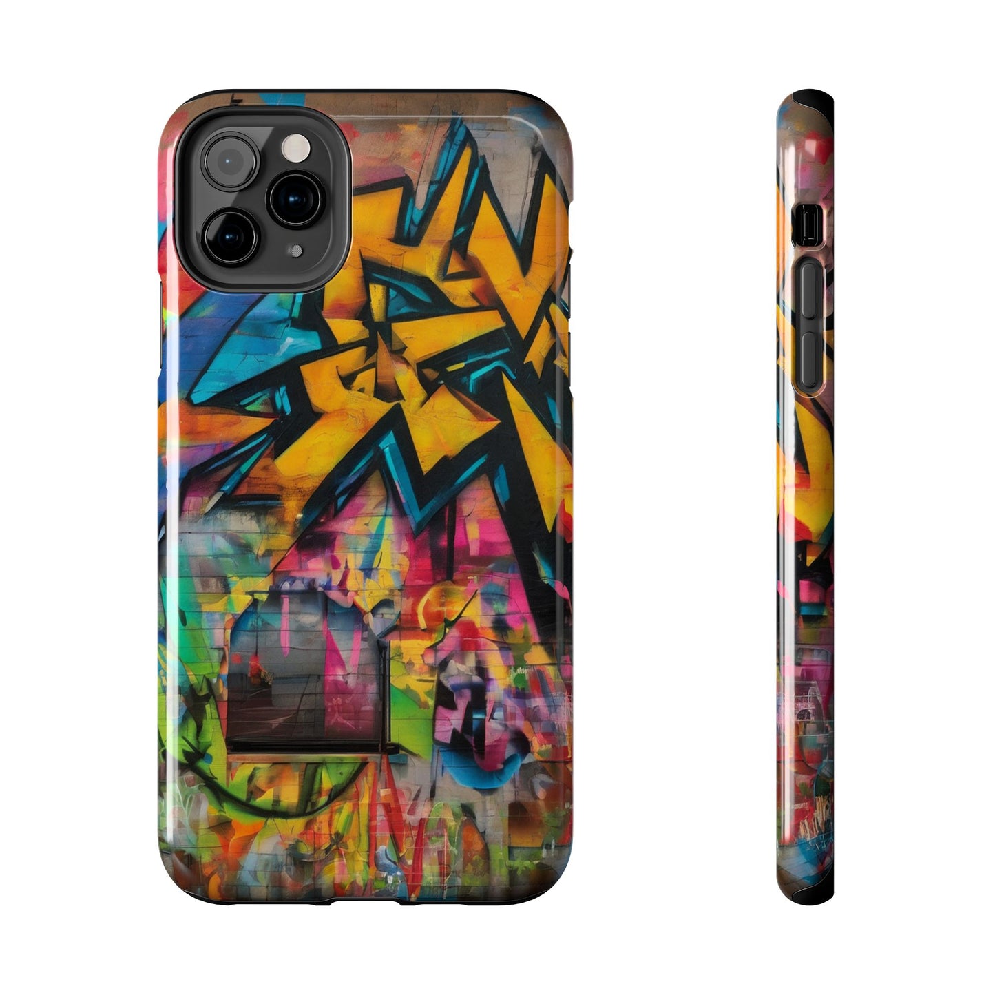 Rugged Phone Case - Impact-Resistant, Glossy Finish