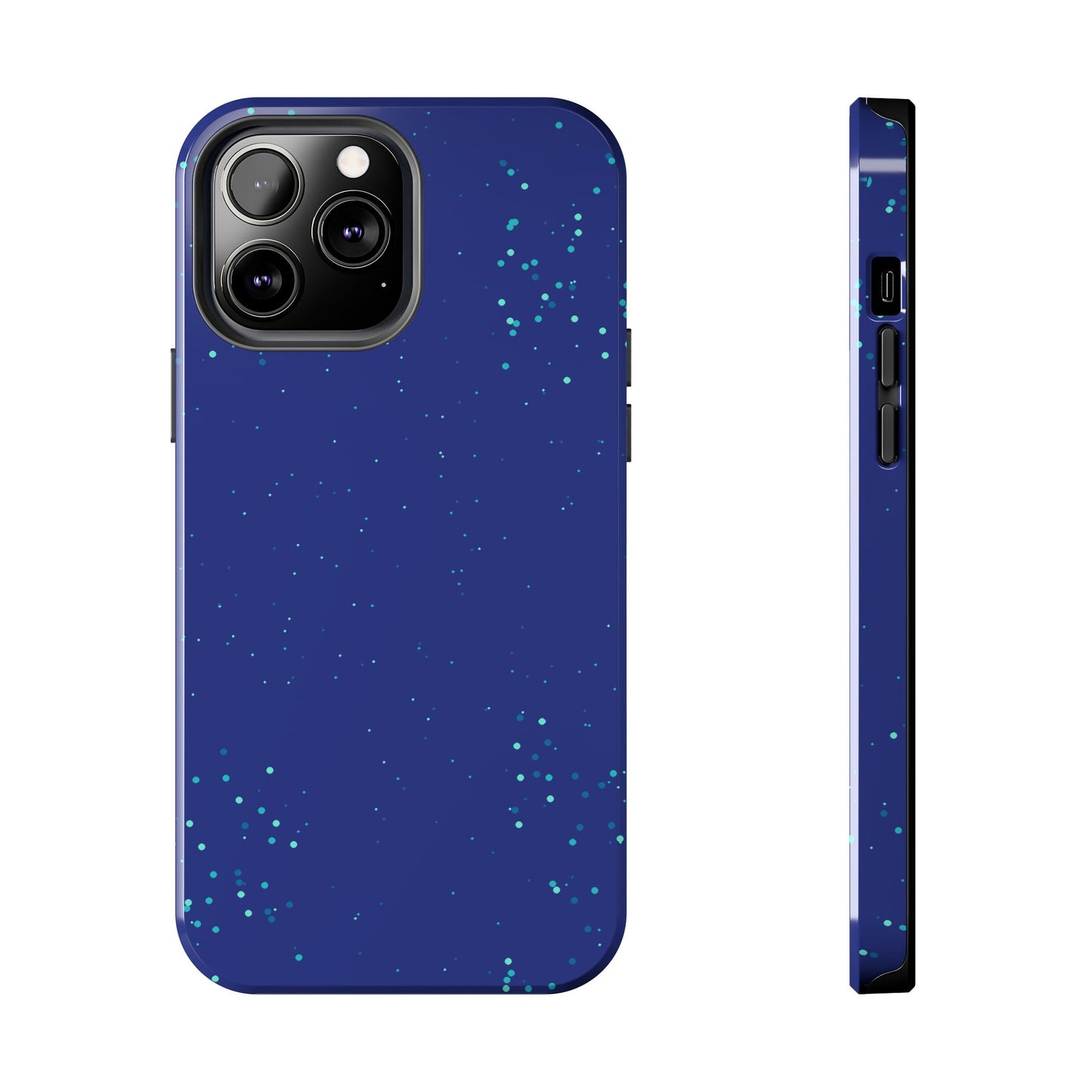 Blue Abstract Dot Pattern Tough Phone Cases, Case-Mate