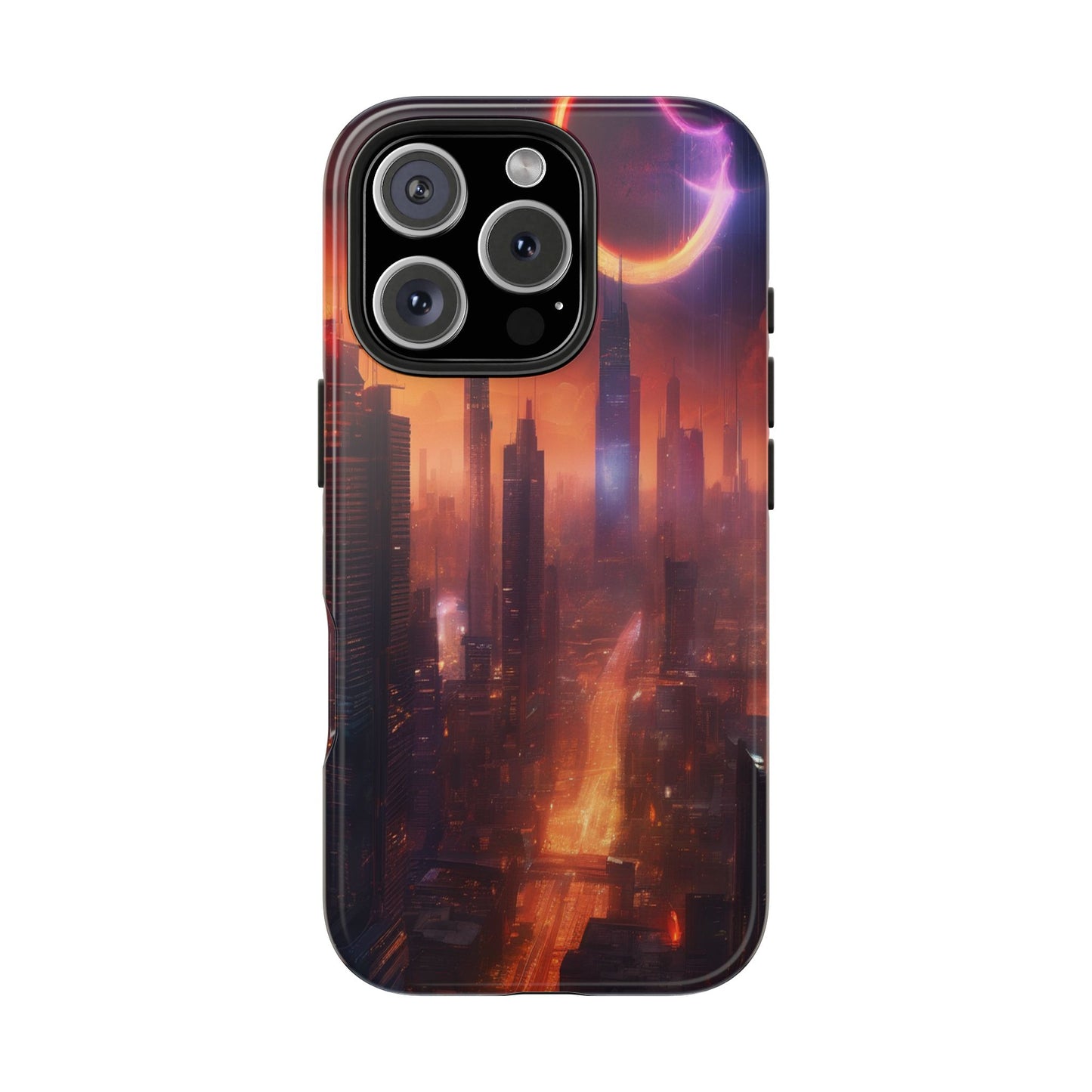 Rugged Phone Case - Impact-Resistant Dual-Layer TPU/PC, Glossy