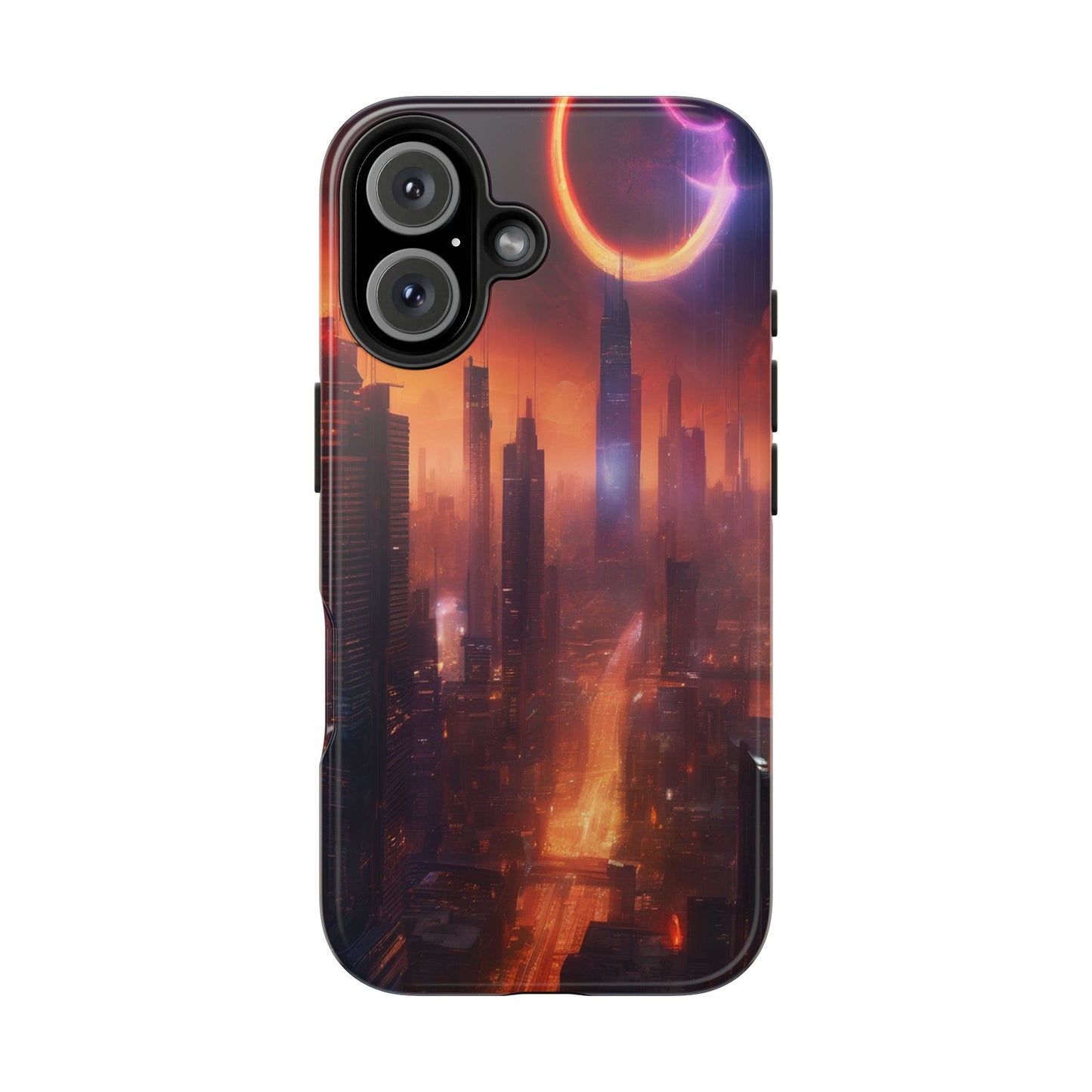 Rugged Phone Case - Impact-Resistant Dual-Layer TPU/PC, Glossy