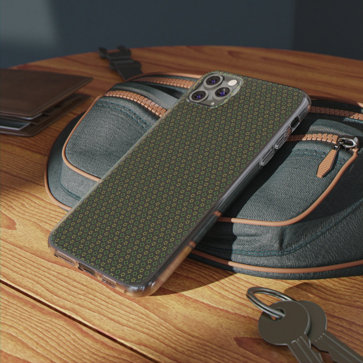 Clear Silicone Phone Case Slim Flexible Open-Port Design