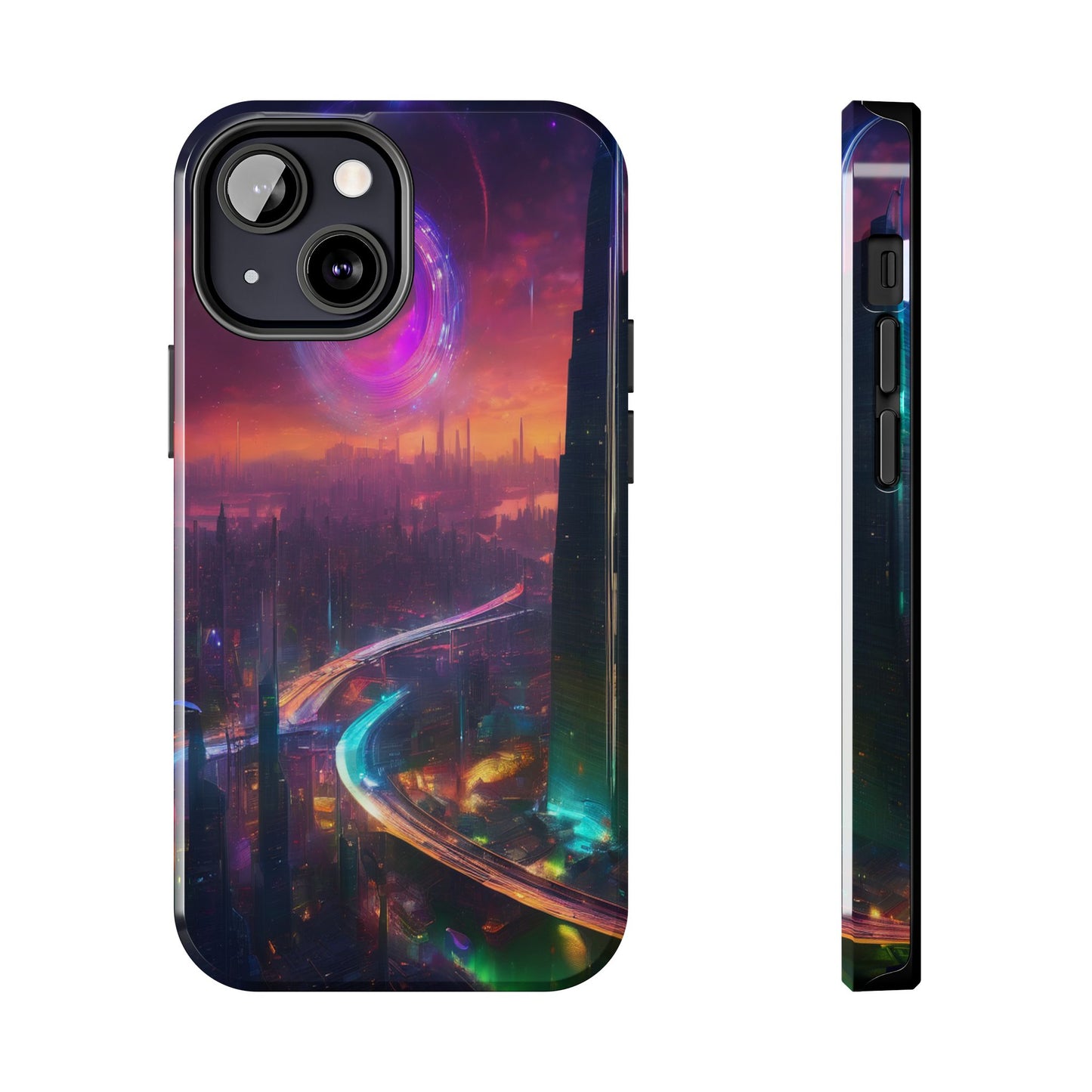 Tough Phone Case – Shockproof TPU/Polycarbonate for iPhone & Samsung