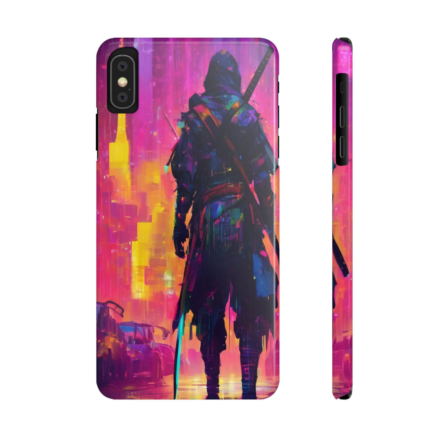 Neon Slim Phone Case for iPhone 16 - Glossy Lexan Finish