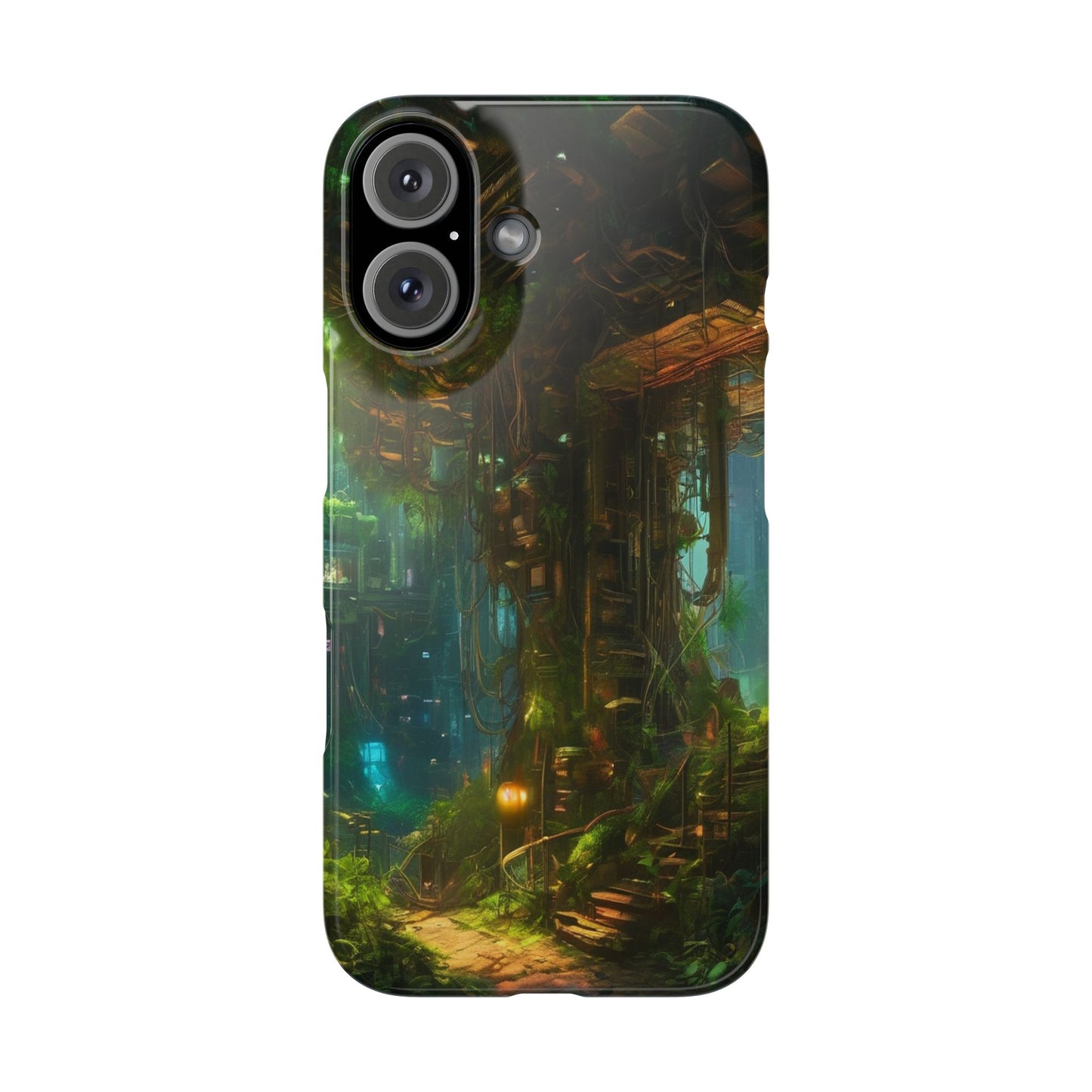 Neon Slim Phone Case for iPhone 16 Glossy Lexan