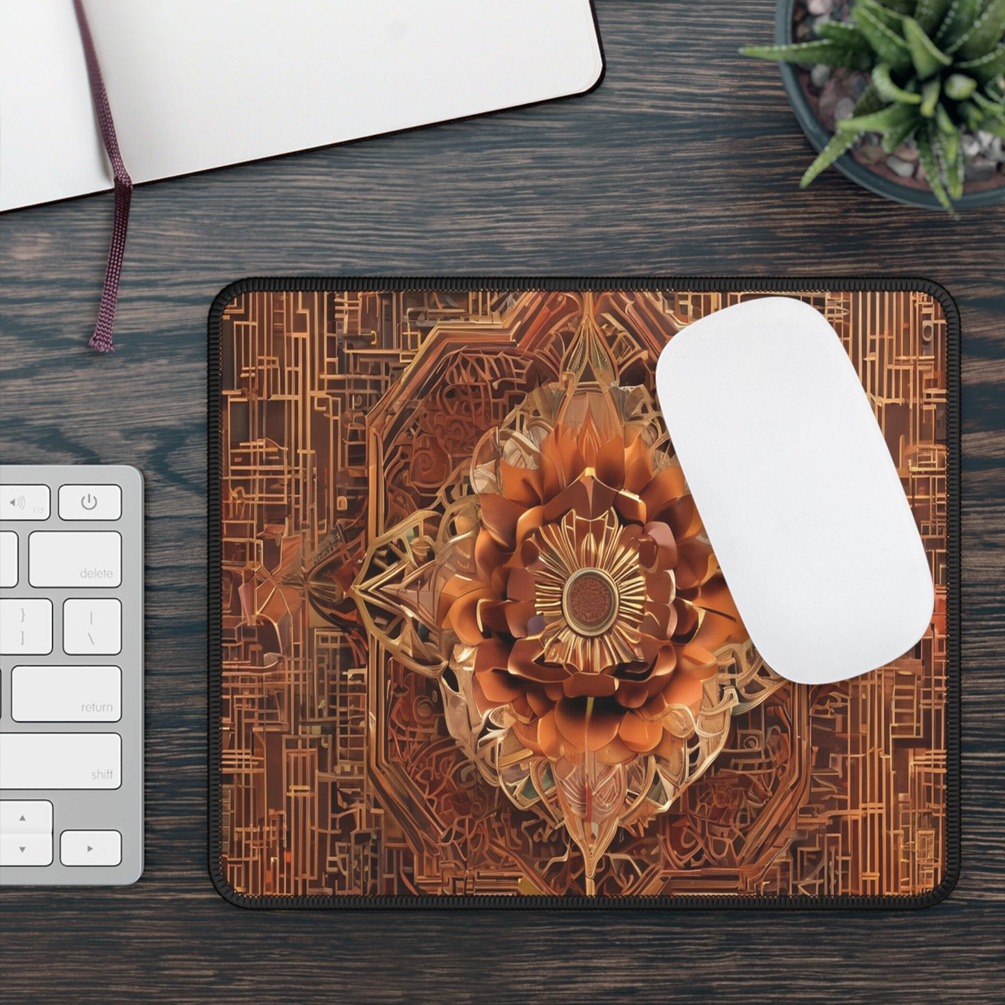 Gaming Mouse Pad - Neoprene 9x7, Stitched Edges