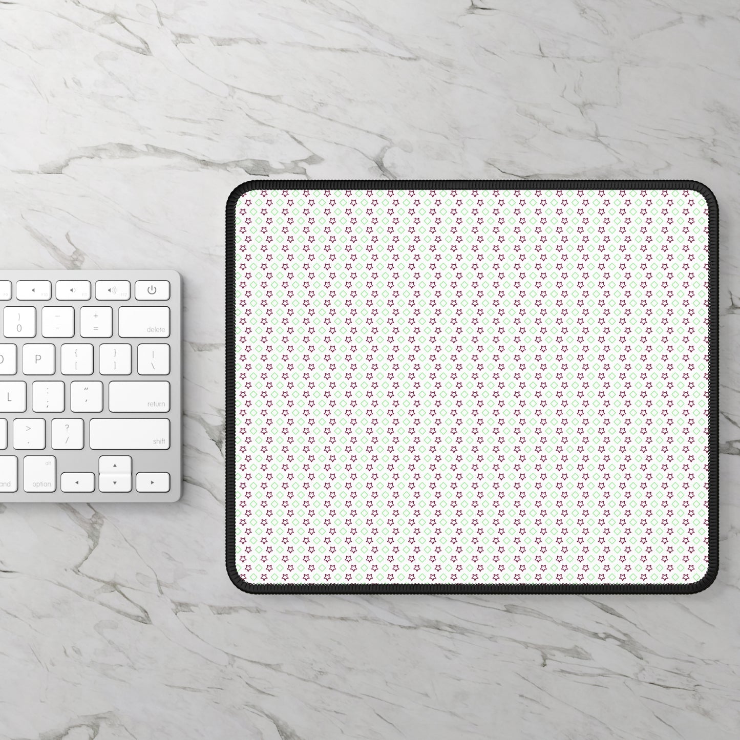 Neon Gaming Mouse Pad 9x7in Neoprene with Stitched Edges