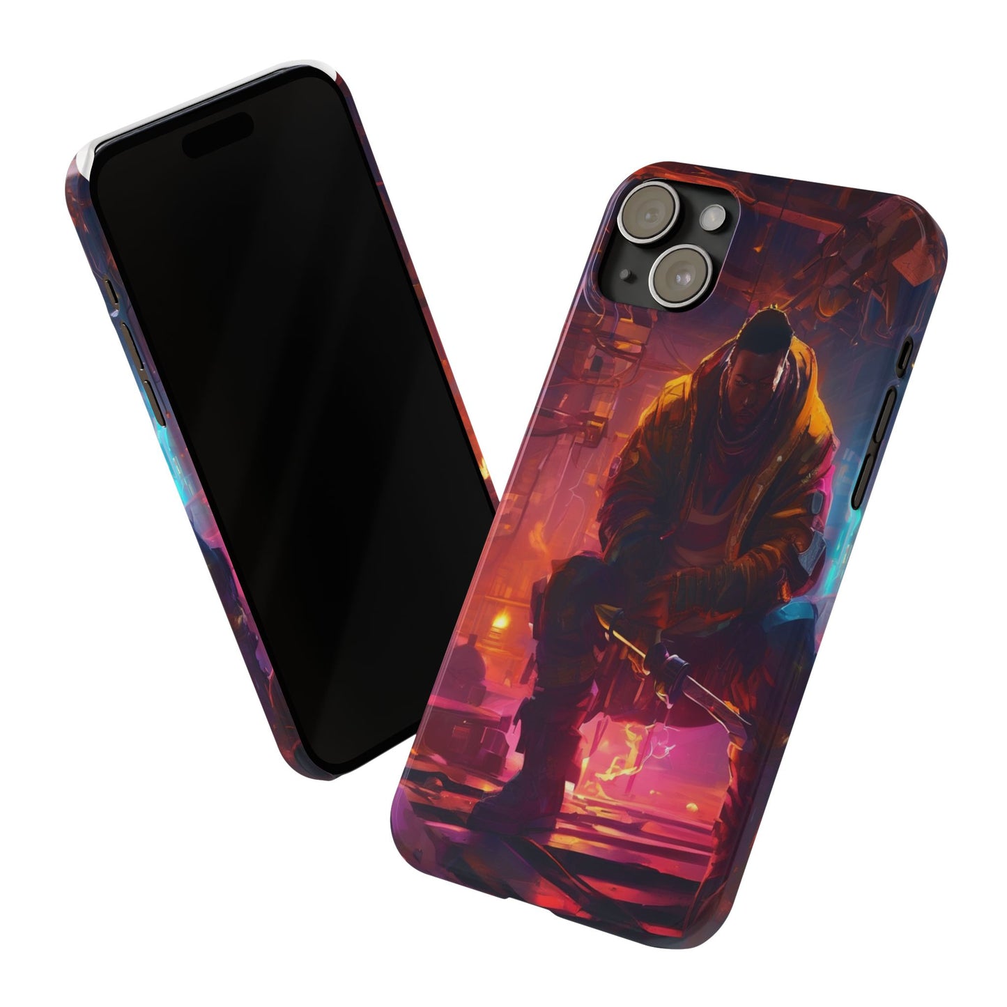 Slim Phone Case for iPhone 16 - Ultra-Thin, Glossy PC