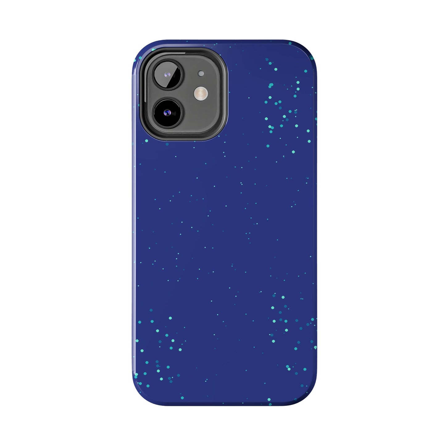 Blue Abstract Dot Pattern Tough Phone Cases, Case-Mate
