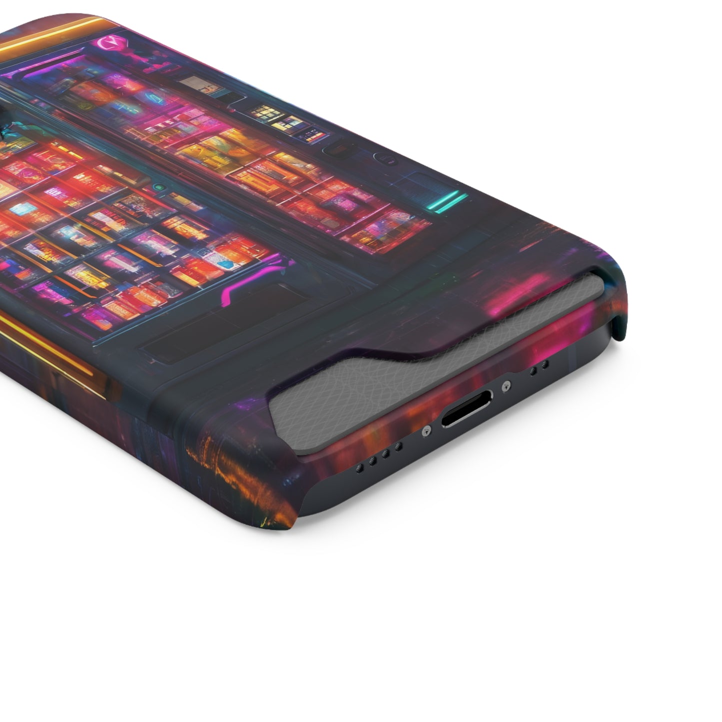 Phone Case with Card Holder - Impact-Resistant Polycarbonate, MagSafe