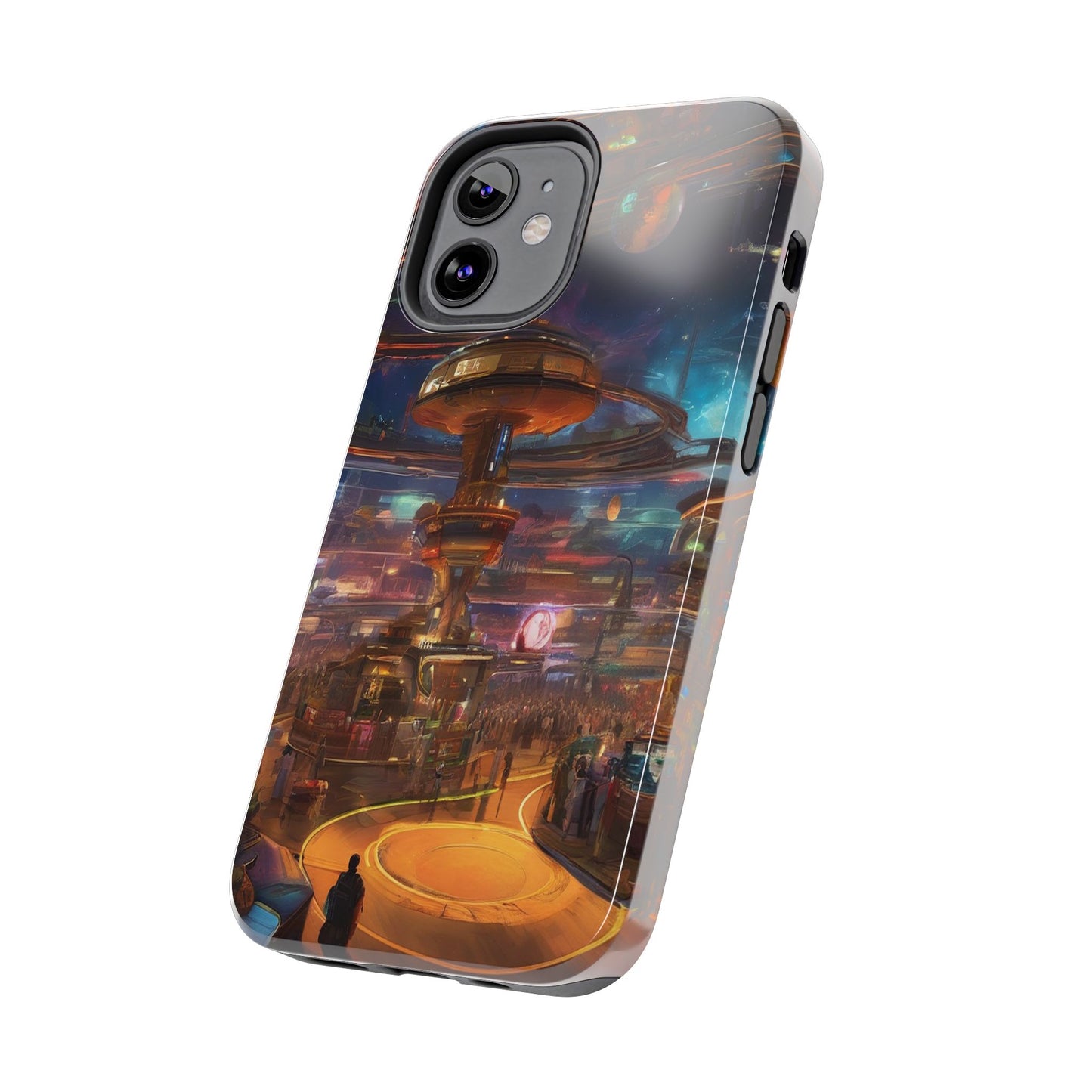 Tough Phone Case - 2-Piece Impact-Resistant Glossy Shield