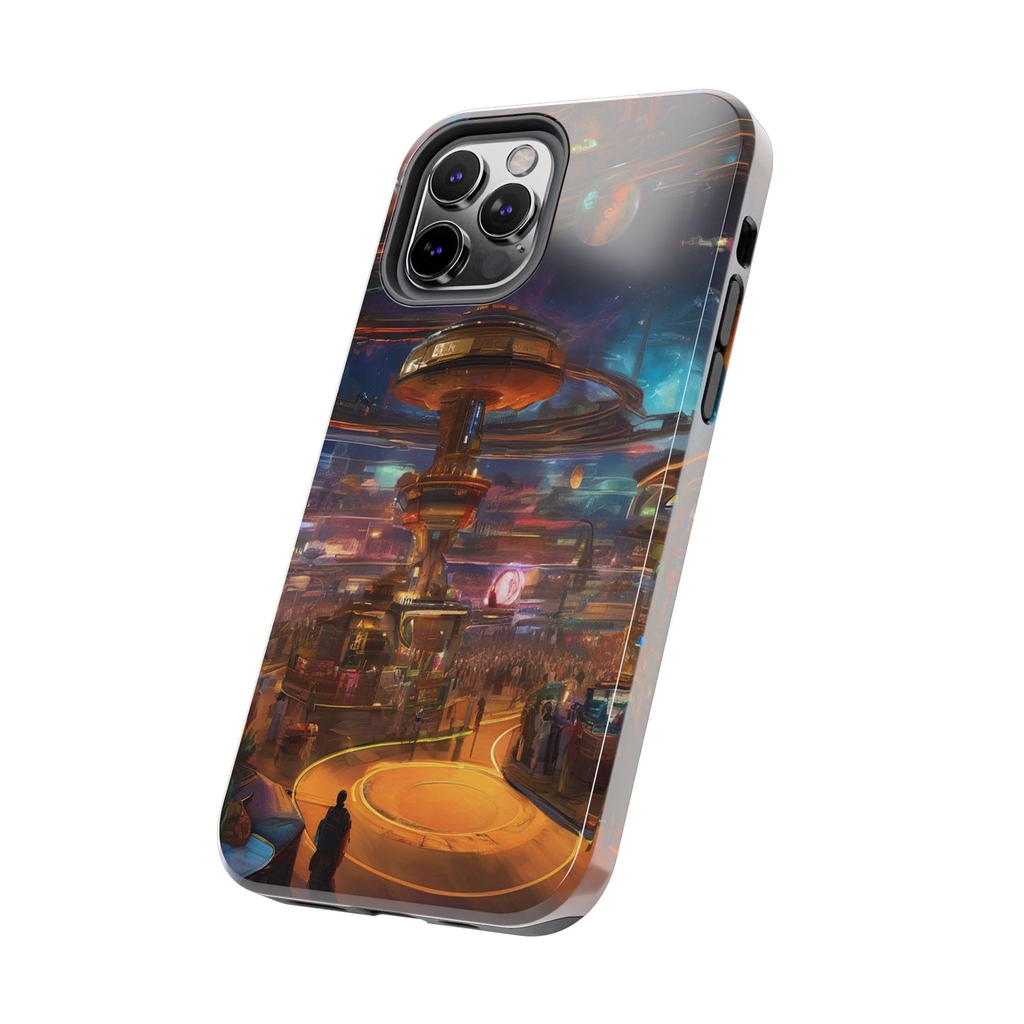 Tough Phone Case - 2-Piece Impact-Resistant Glossy Shield