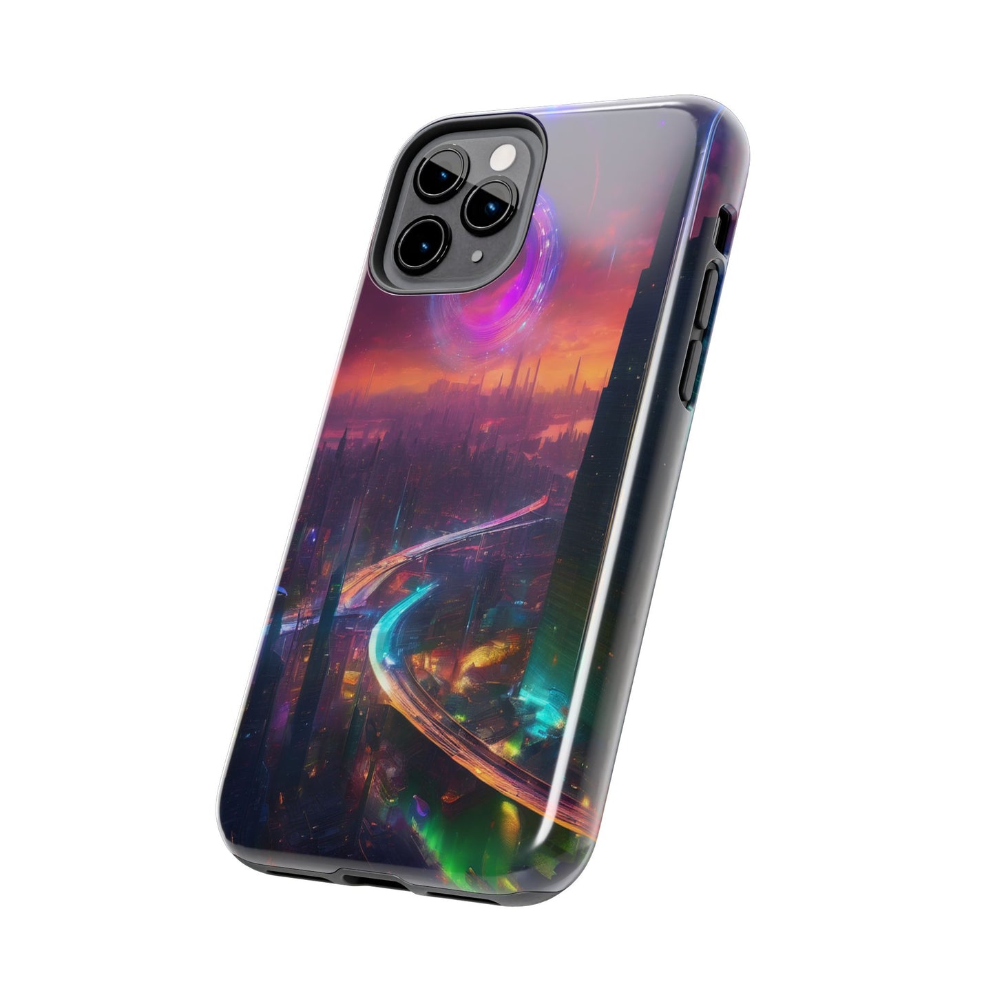 Tough Phone Case – Shockproof TPU/Polycarbonate for iPhone & Samsung