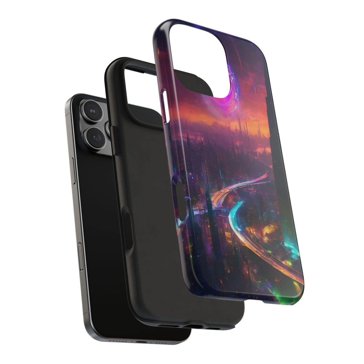 Tough Phone Case – Shockproof TPU/Polycarbonate for iPhone & Samsung