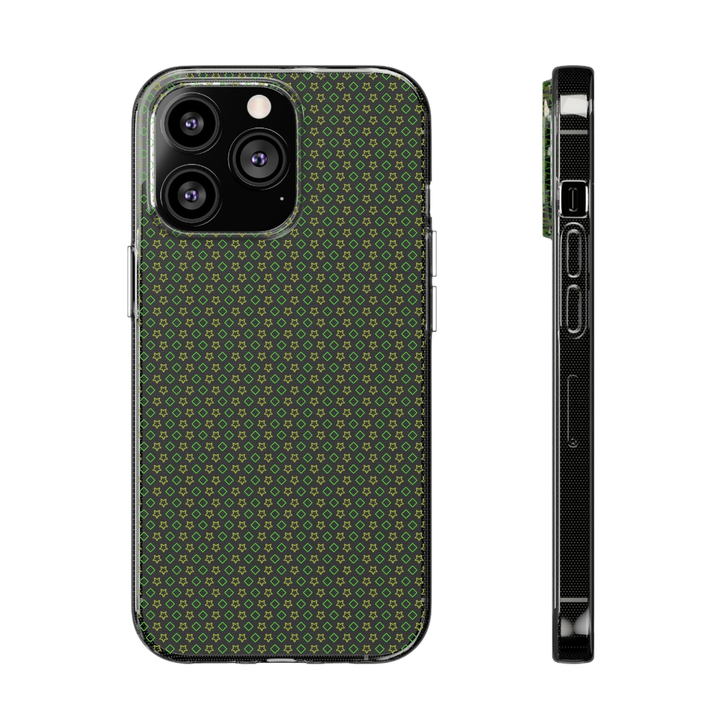 Clear Silicone Phone Case Slim Flexible Open-Port Design