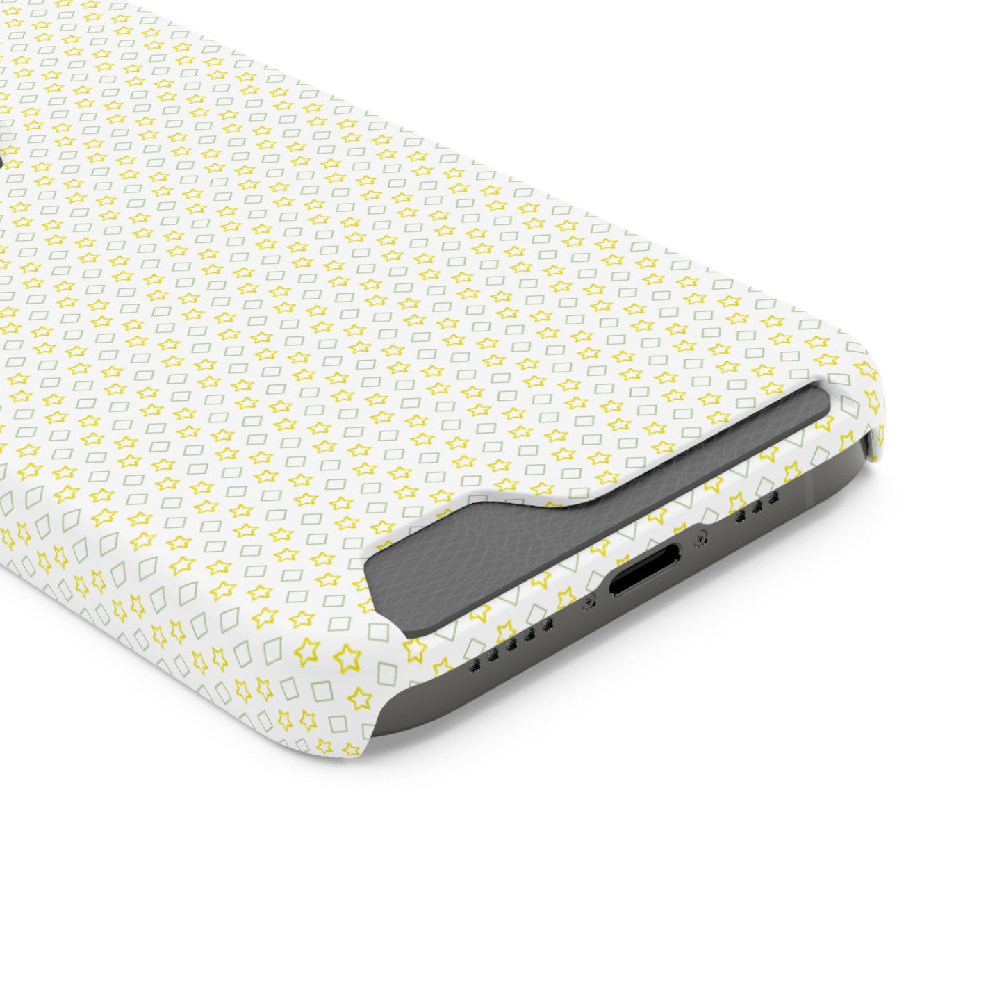 Neon Card Holder Phone Case - MagSafe, Impact-Resistant Polycarbonate