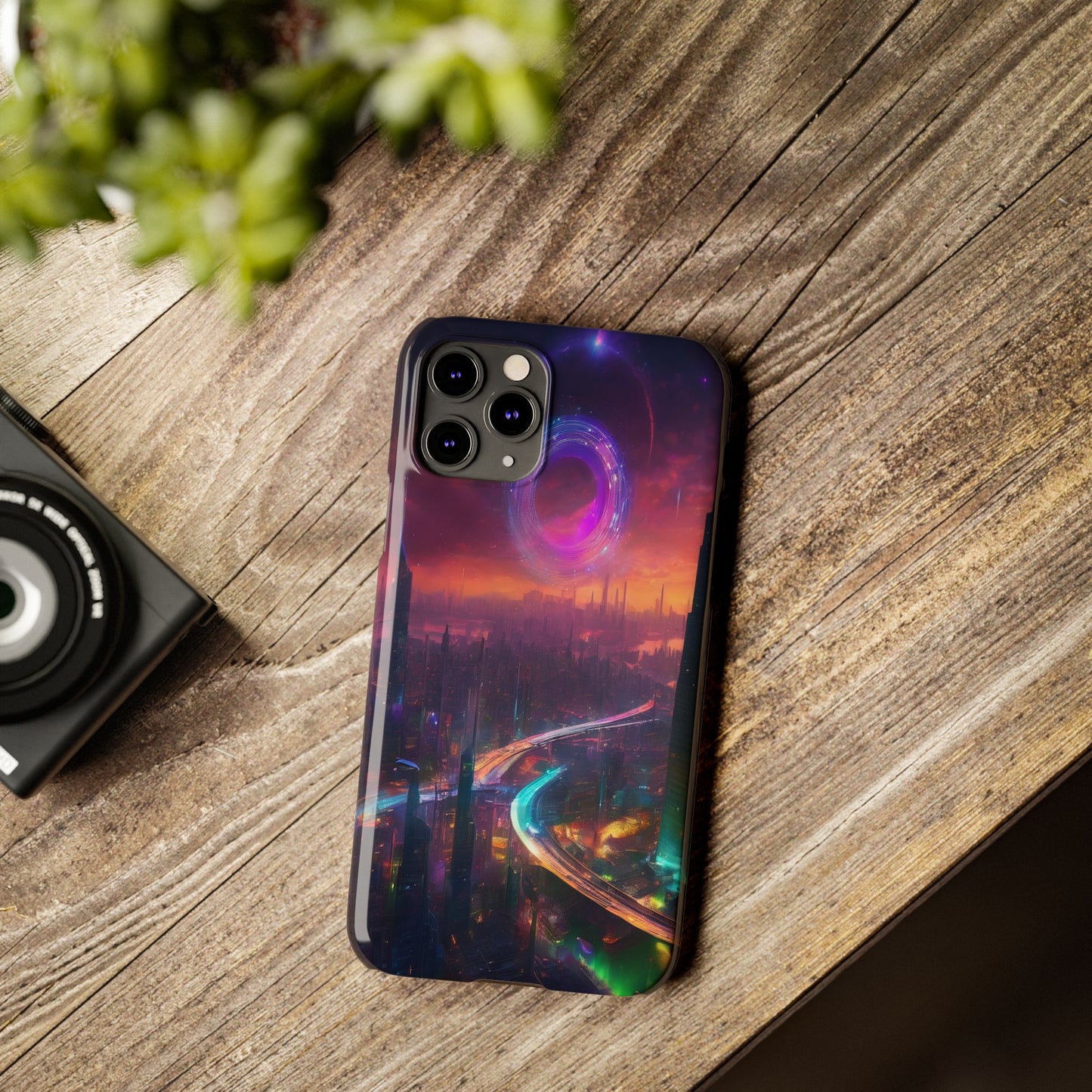 Slim Glossy Phone Case for iPhone 16 – Lexan PC