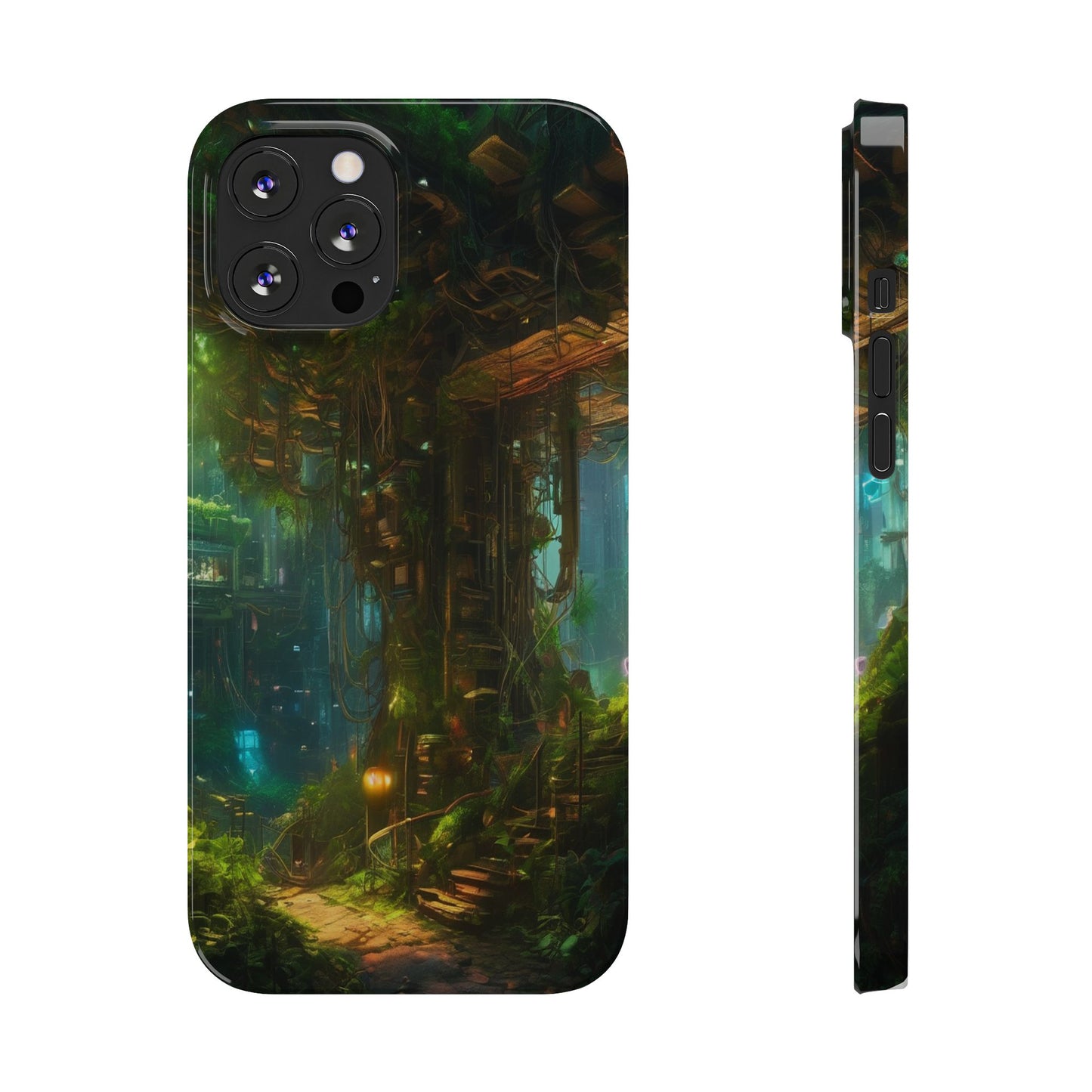 Neon Slim Phone Case for iPhone 16 Glossy Lexan