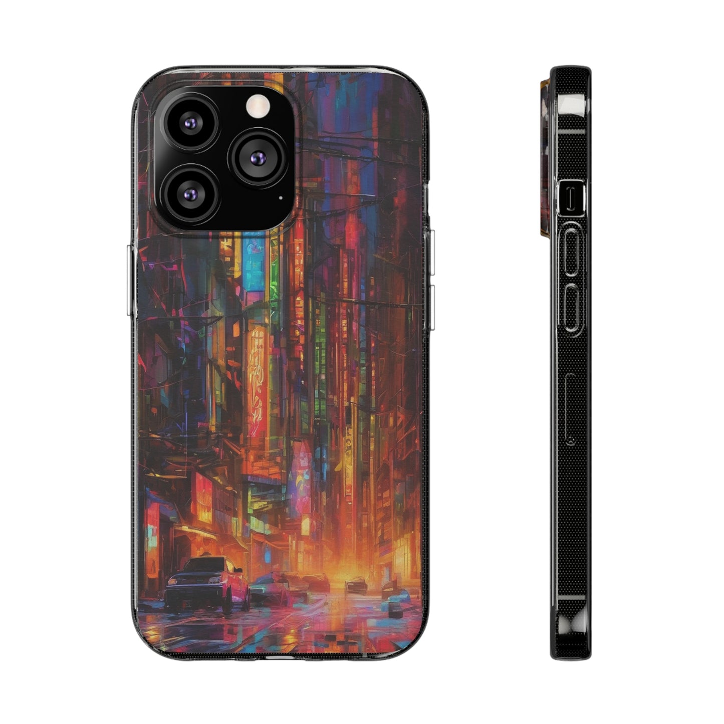 Clear Silicone Phone Case - Slim, Durable, Open-Port Design