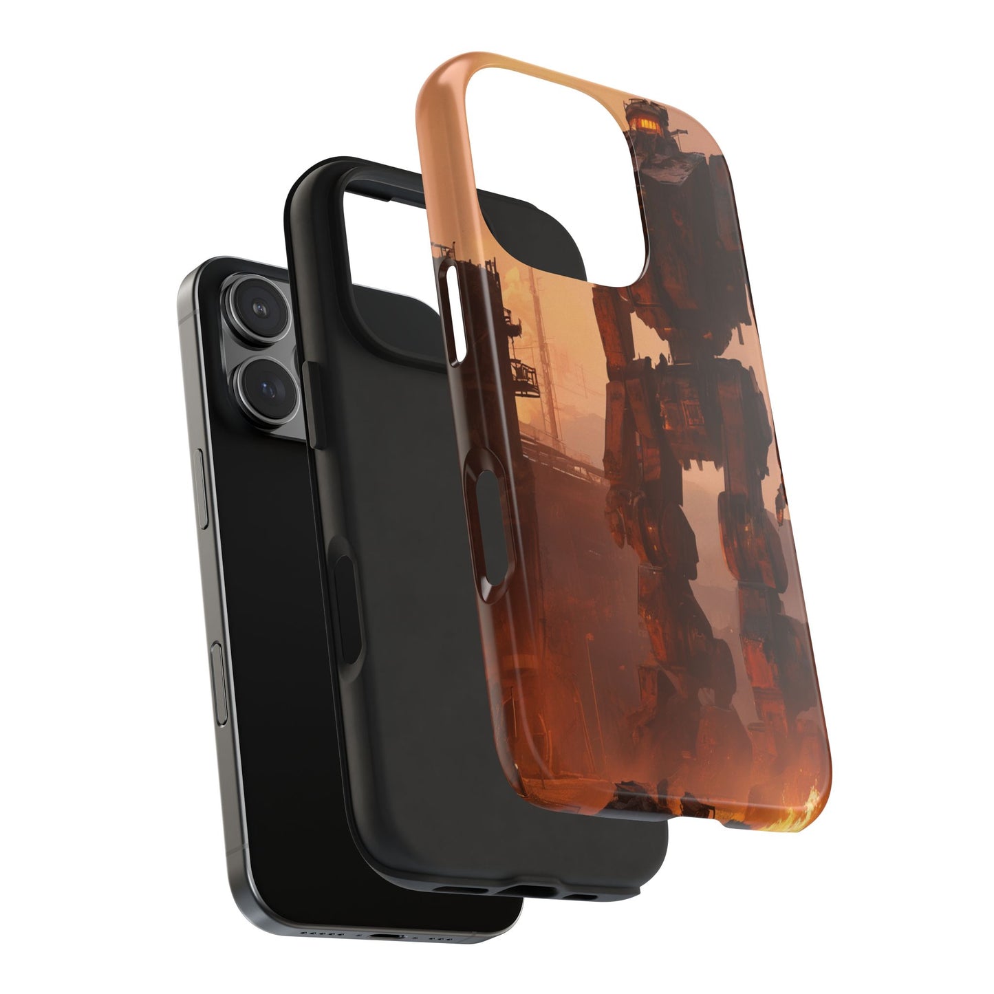 Tough Phone Case - Impact-Resistant, 2-Piece TPU/PC