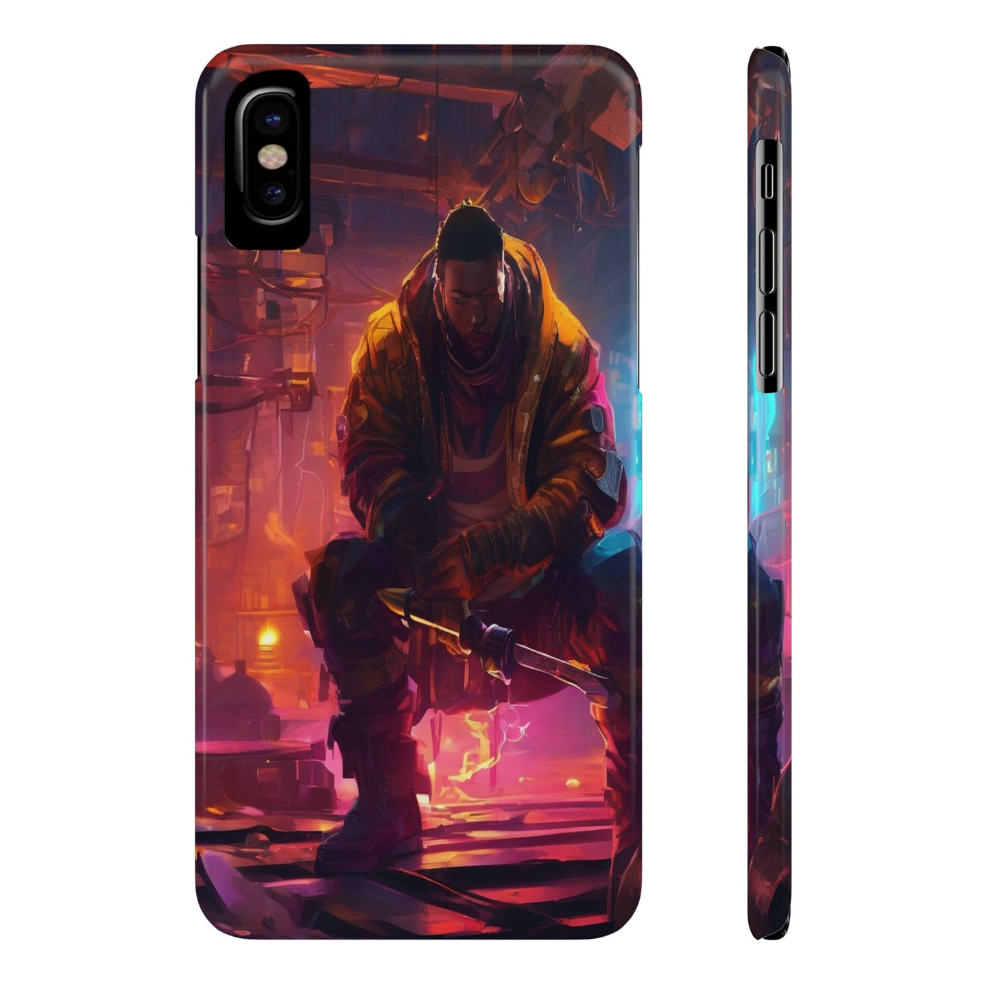 Slim Phone Case for iPhone 16 - Ultra-Thin, Glossy PC