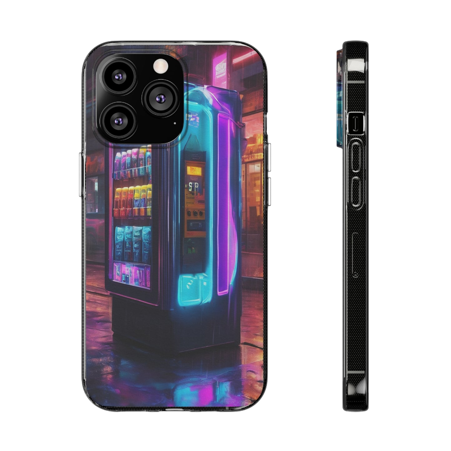 Clear Silicone Phone Case - Slim, Flexible with Open Ports