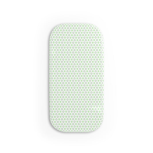 Phone Grip Click-On: Reusable Adhesive Holder & Kickstand