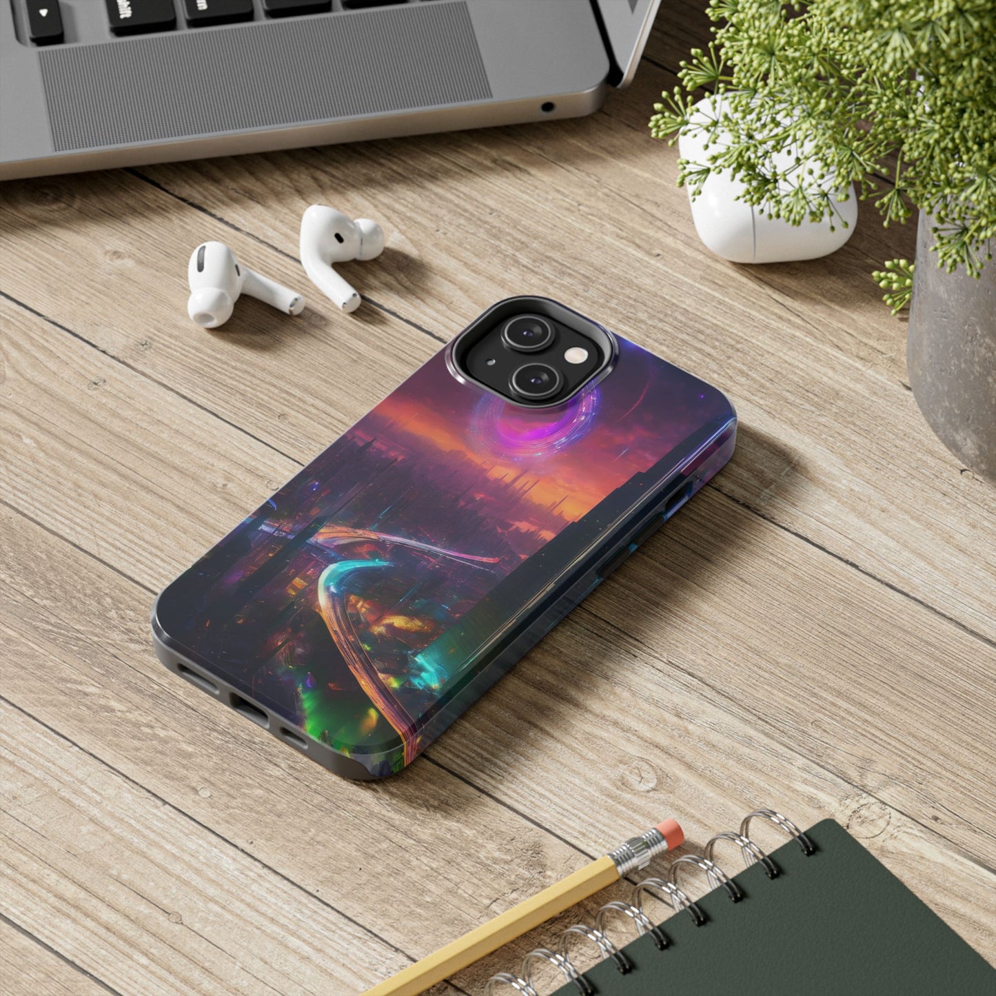 Tough Phone Case – Shockproof TPU/Polycarbonate for iPhone & Samsung