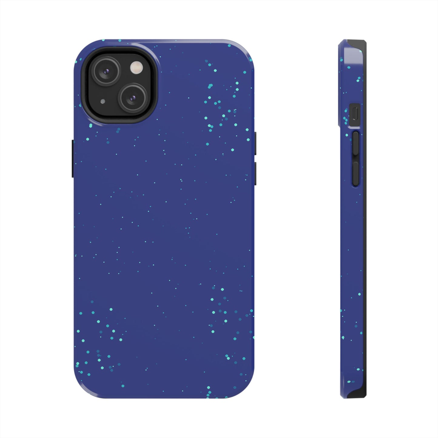 Blue Abstract Dot Pattern Tough Phone Cases, Case-Mate