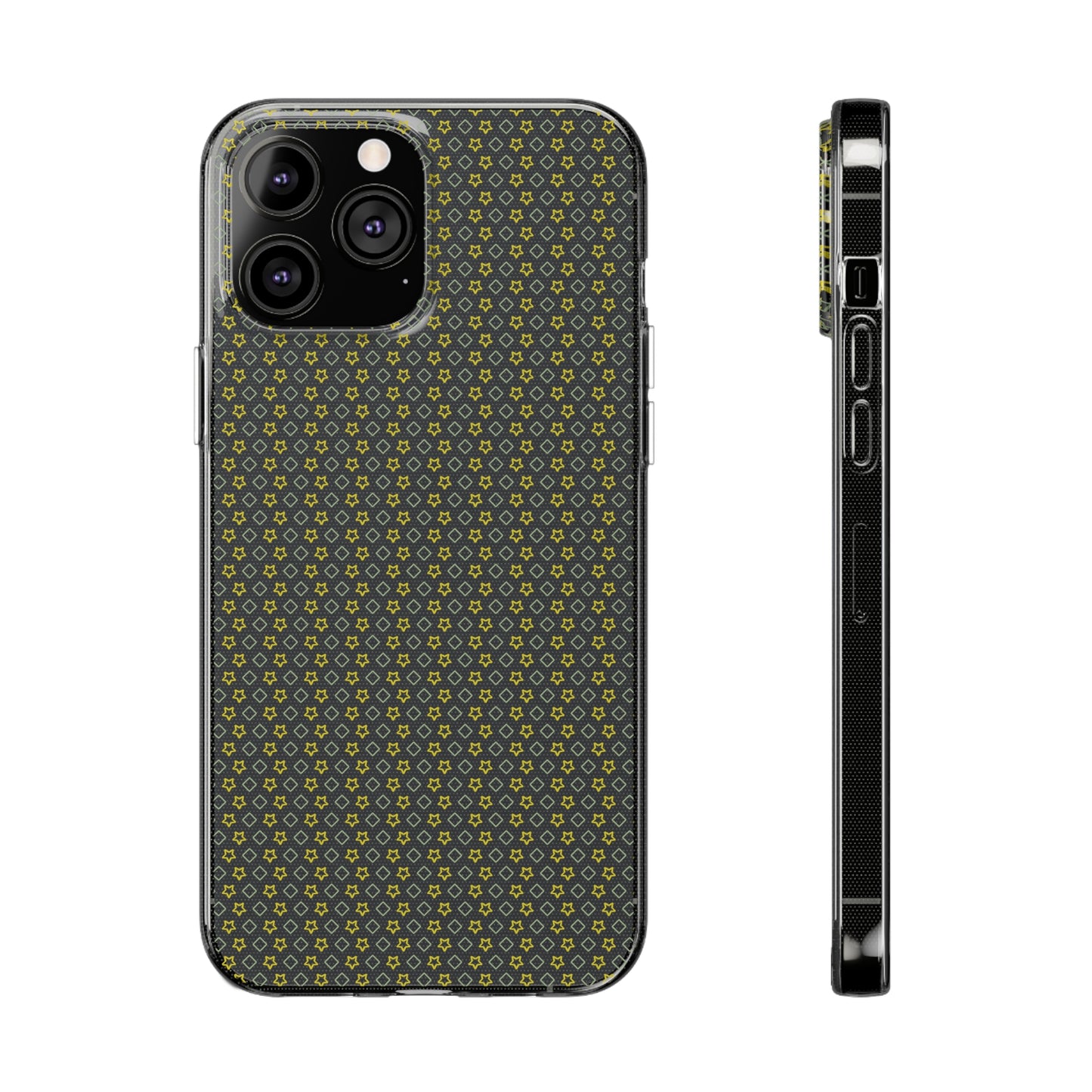 Clear Silicone Phone Case Slim Durable Open-Port Design