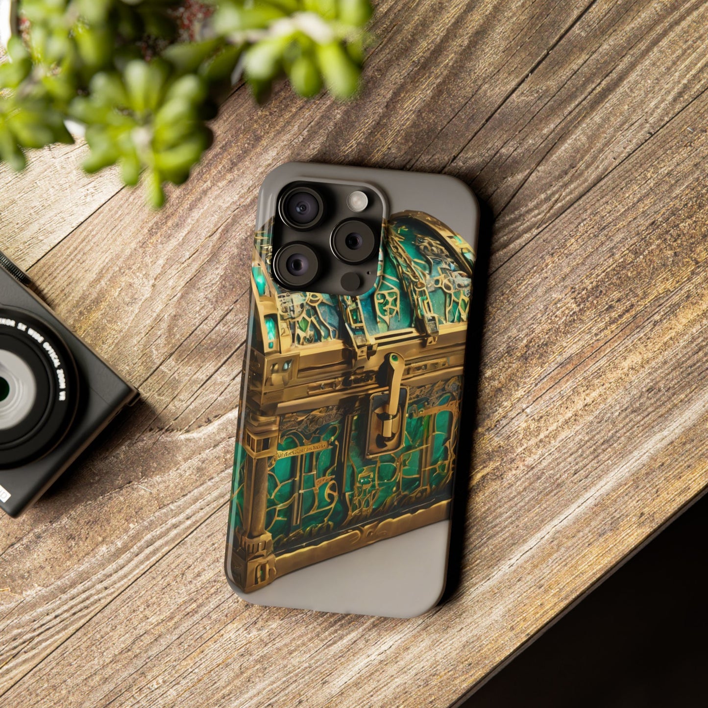 iPhone 16 Slim Phone Case: Glossy Lexan, Ultra-Slim
