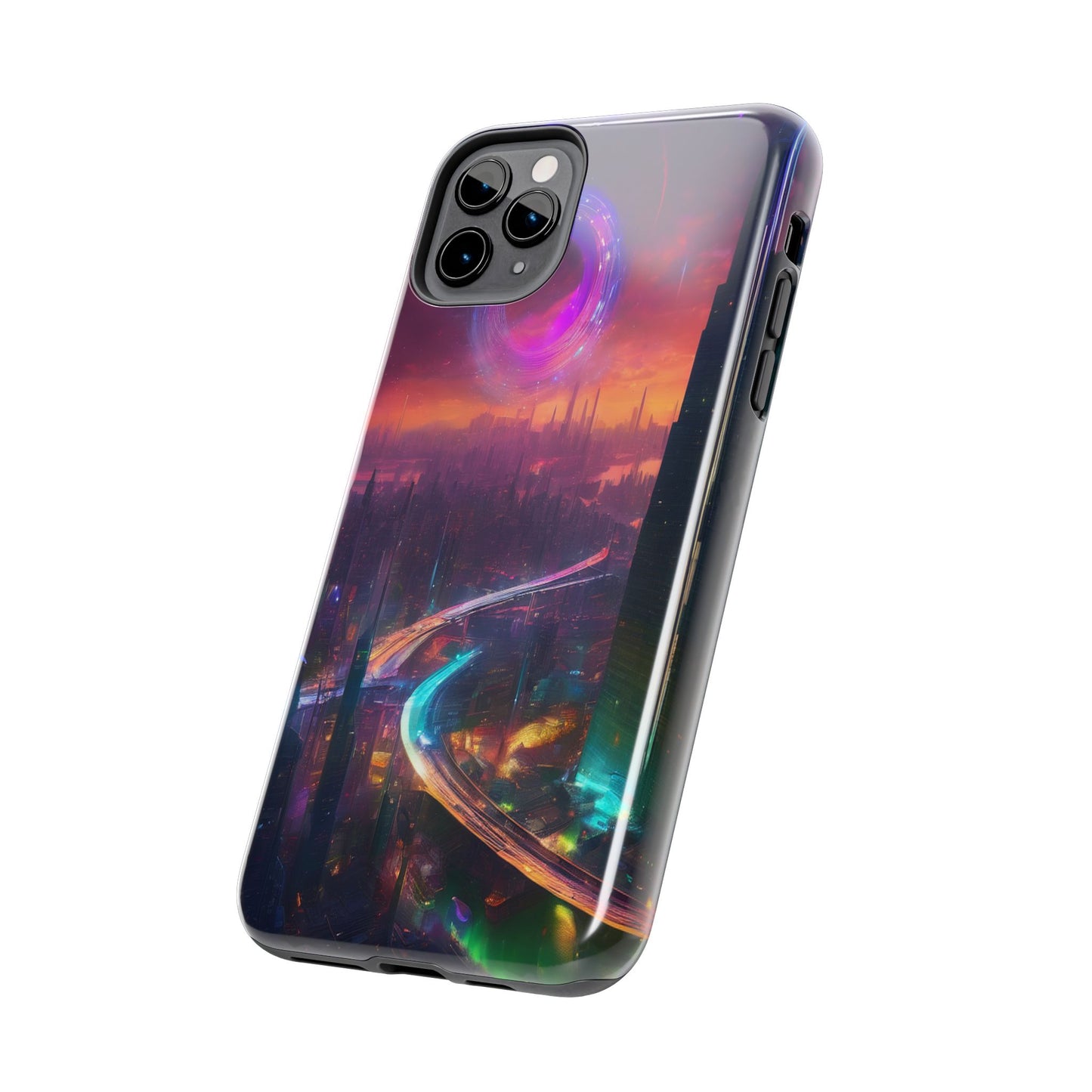 Tough Phone Case – Shockproof TPU/Polycarbonate for iPhone & Samsung