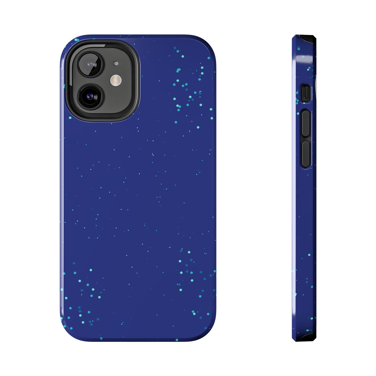 Blue Abstract Dot Pattern Tough Phone Cases, Case-Mate