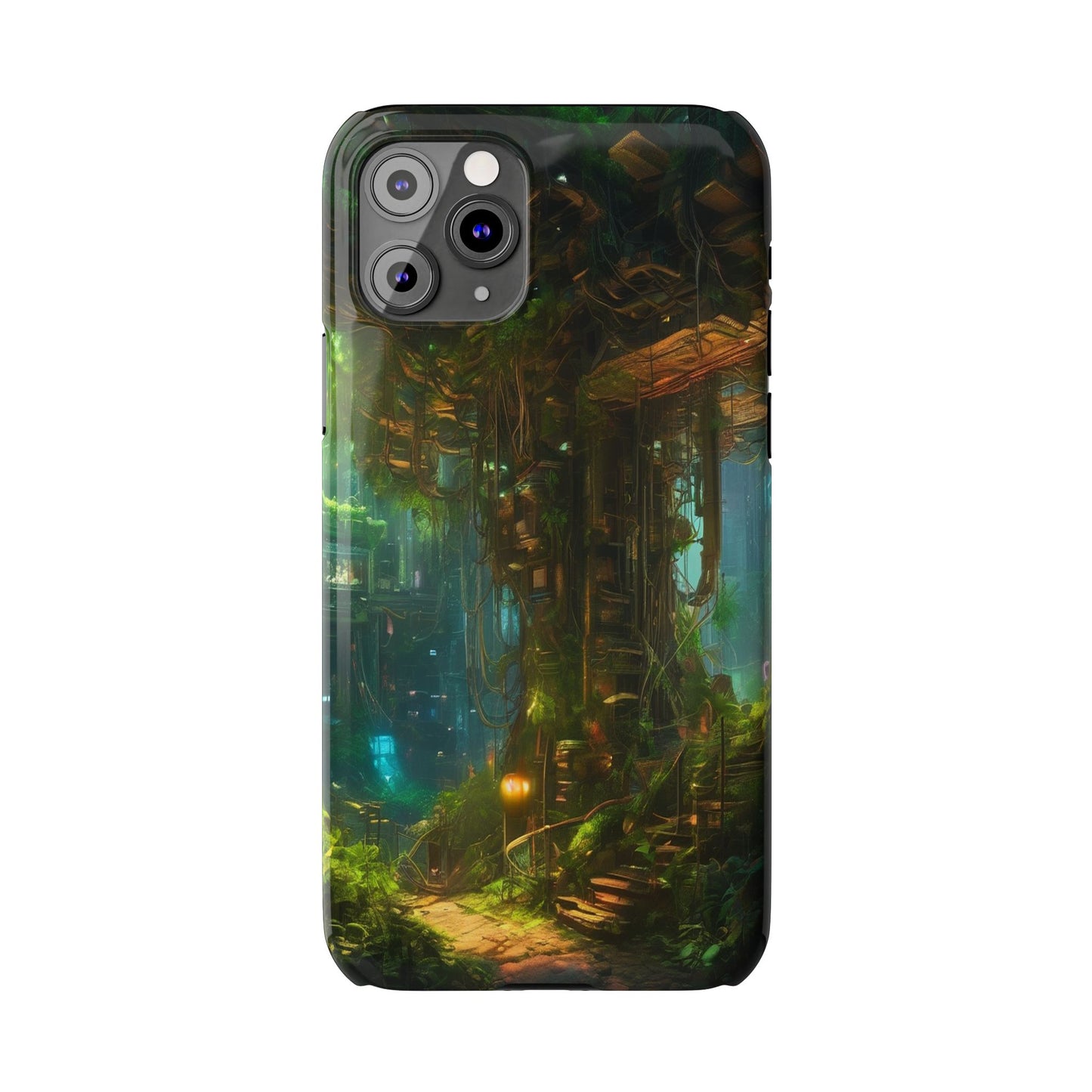 Neon Slim Phone Case for iPhone 16 Glossy Lexan
