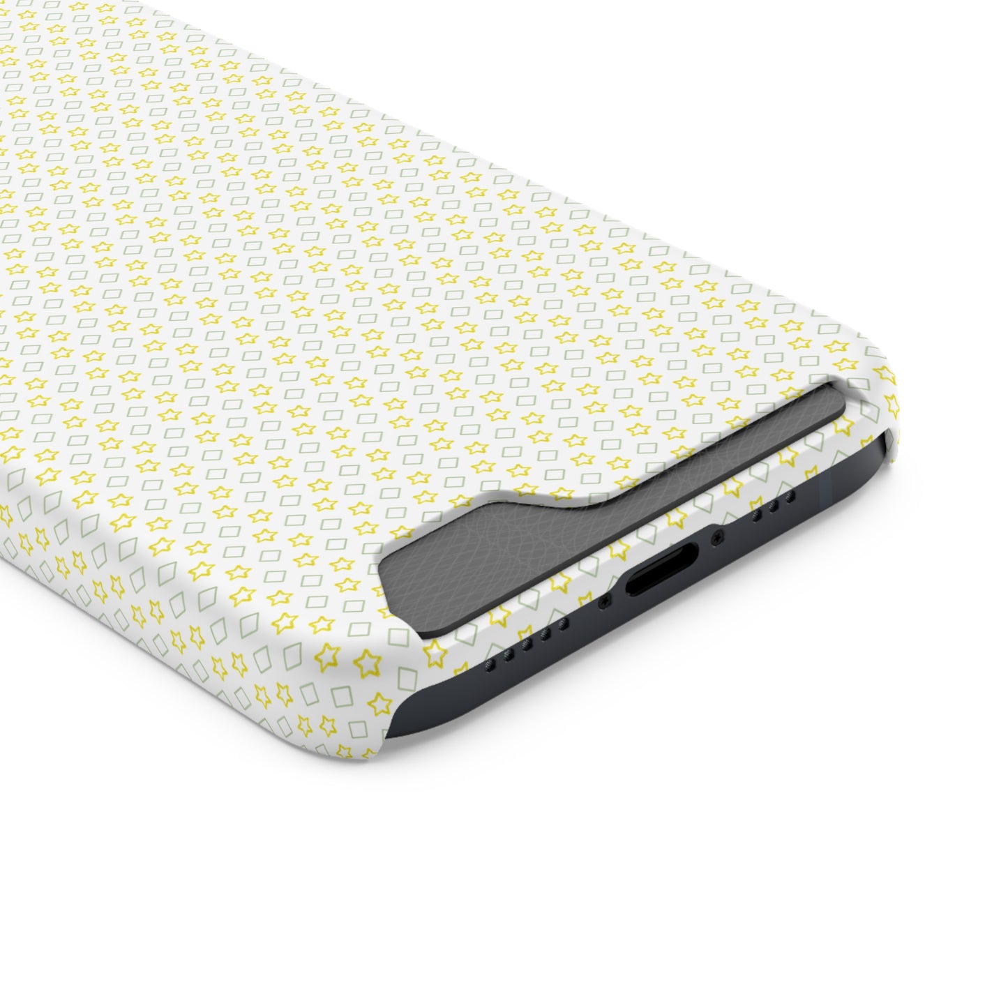 Neon Card Holder Phone Case - MagSafe, Impact-Resistant Polycarbonate