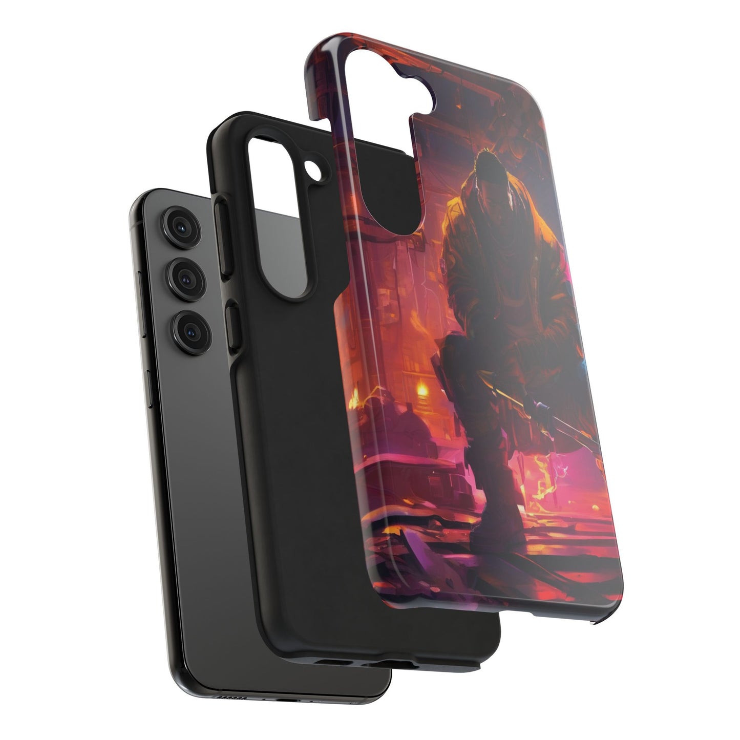 Tough Phone Case - Shockproof TPU & PC Shell for iPhone & Samsung
