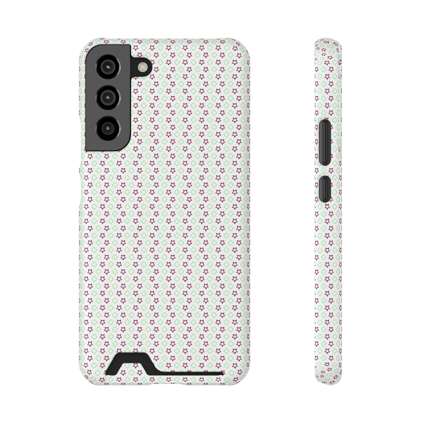 Neon Card-Holder Phone Case - Glossy/Matte Finish