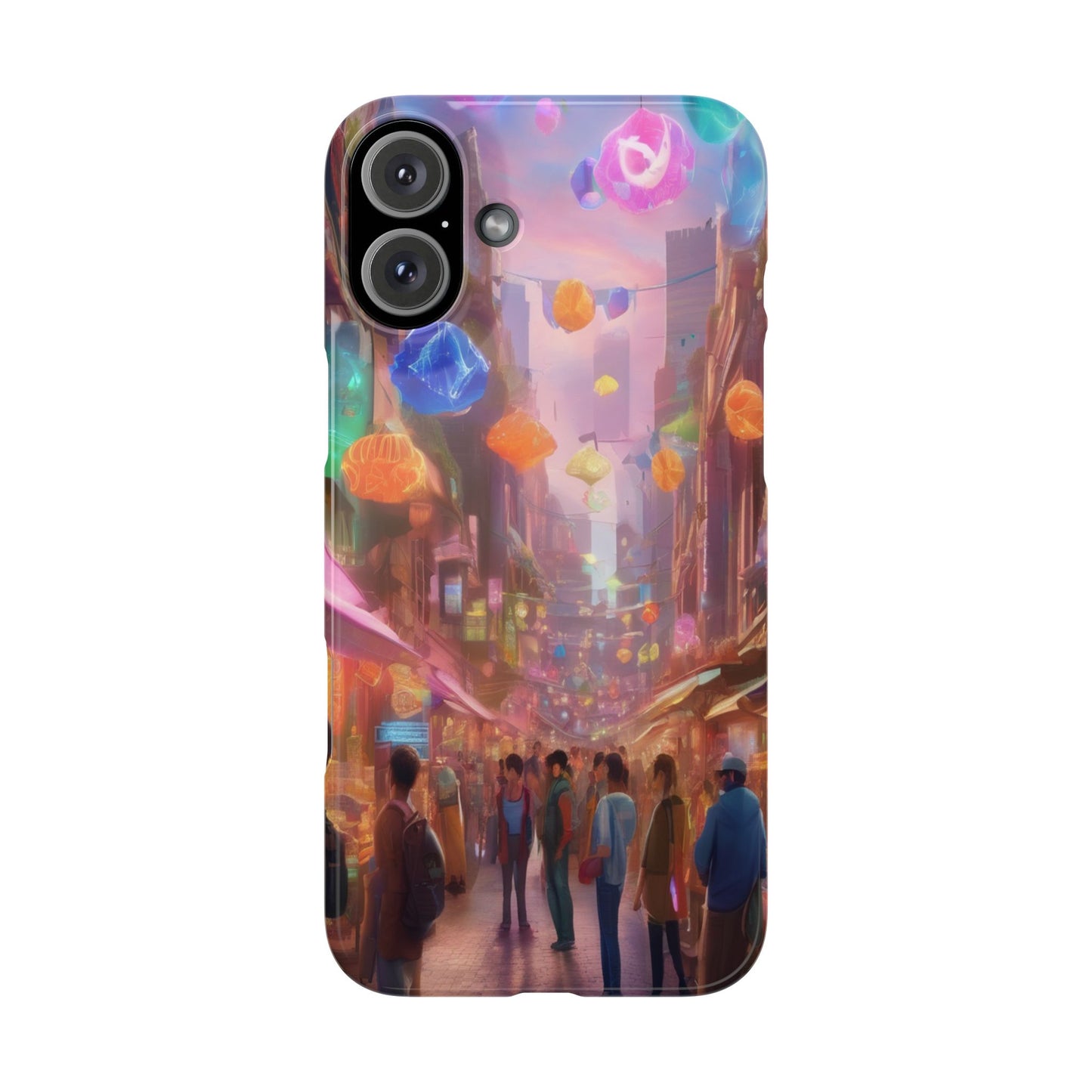 Ultra-Slim Glossy iPhone 16 Phone Case