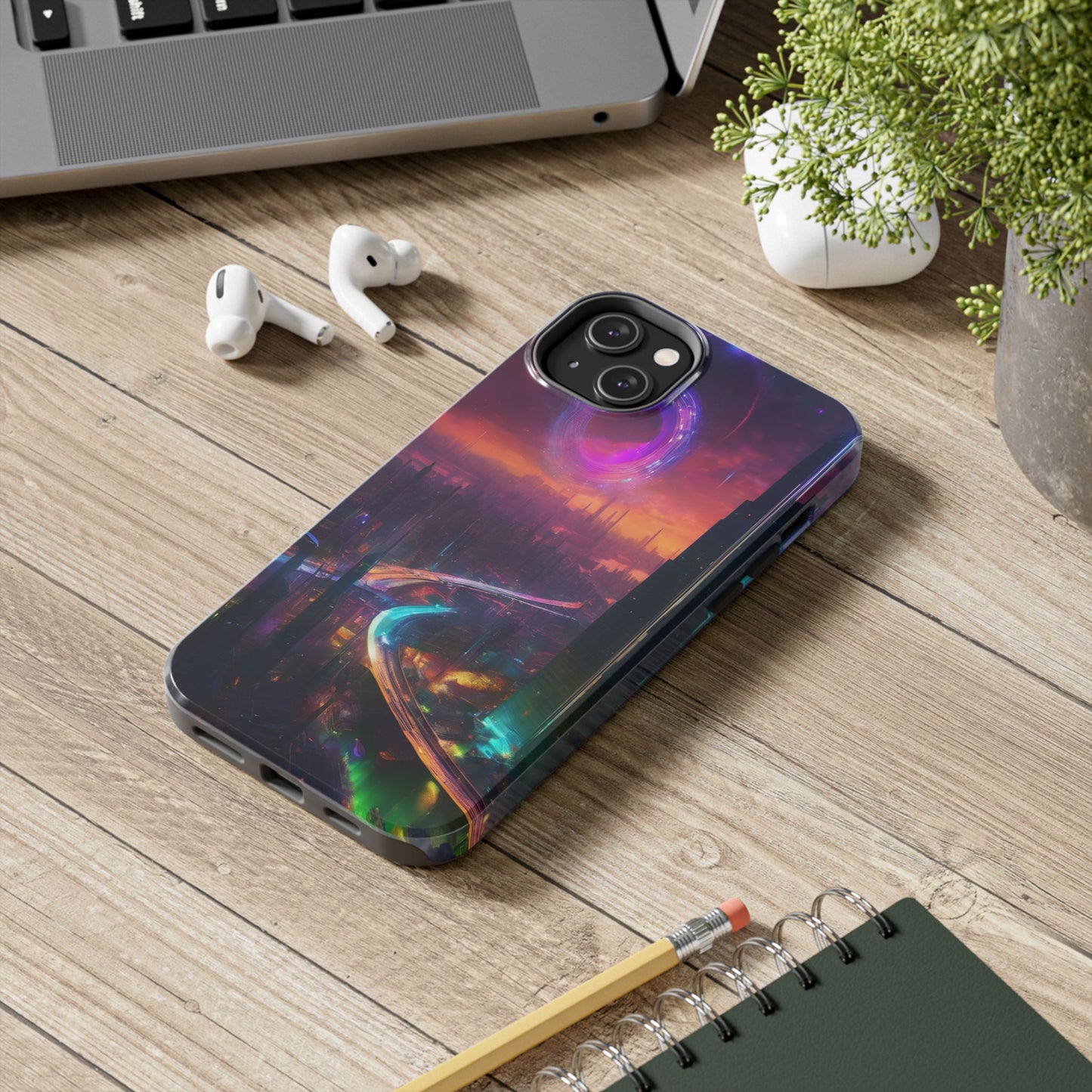Tough Phone Case – Shockproof TPU/Polycarbonate for iPhone & Samsung