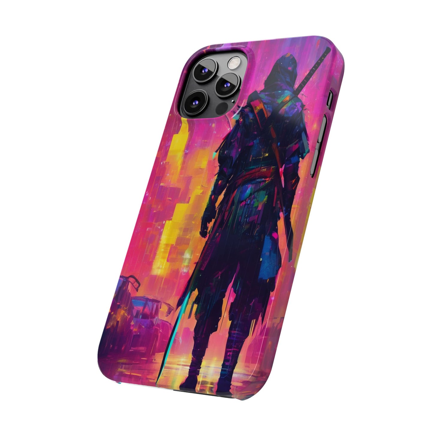 Neon Slim Phone Case for iPhone 16 - Glossy Lexan Finish